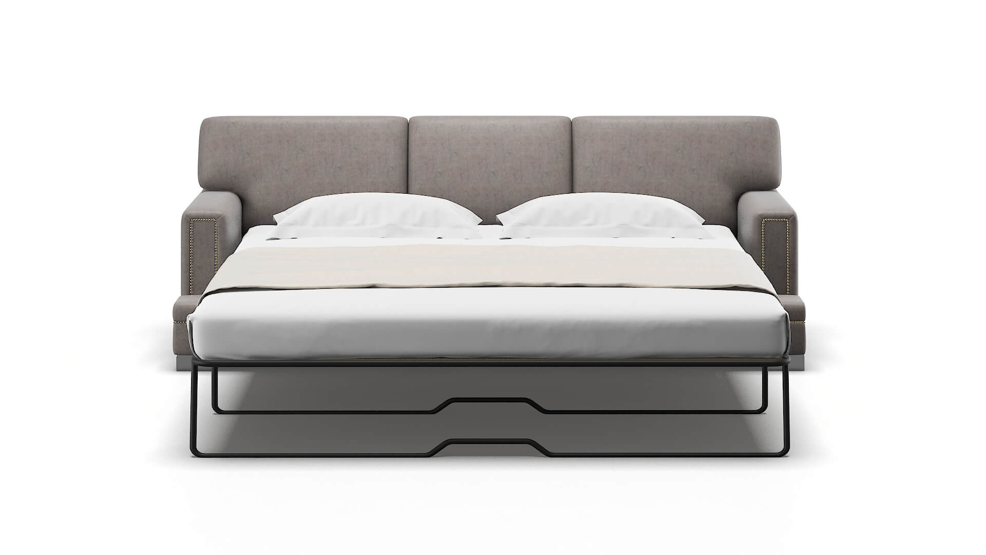 Barcelona Noble Otter Sofa Sleeper Espresso legs 1