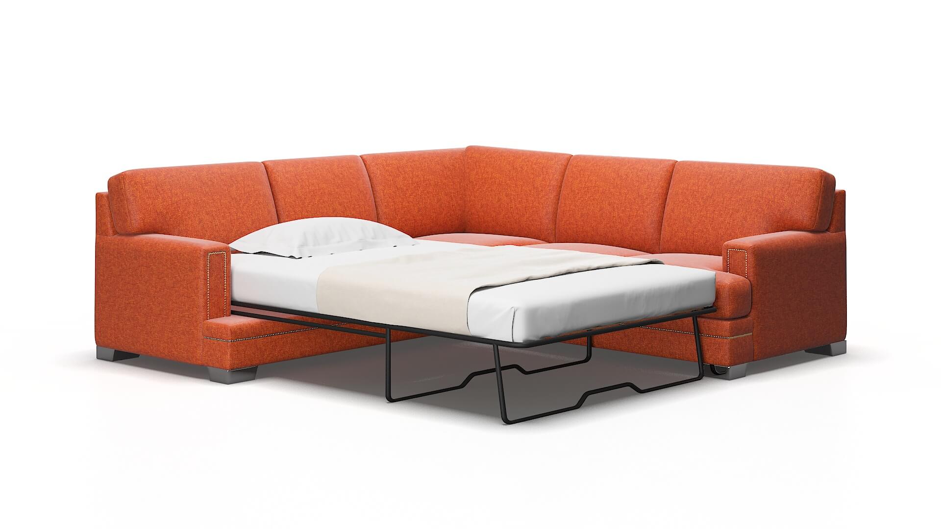 Barcelona Notion Tang Sectional Sleeper Espresso Legs 2
