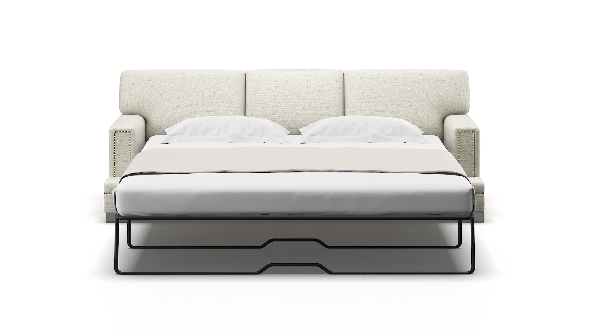 Barcelona Oceanside Birch Sofa Sleeper Espresso legs 1