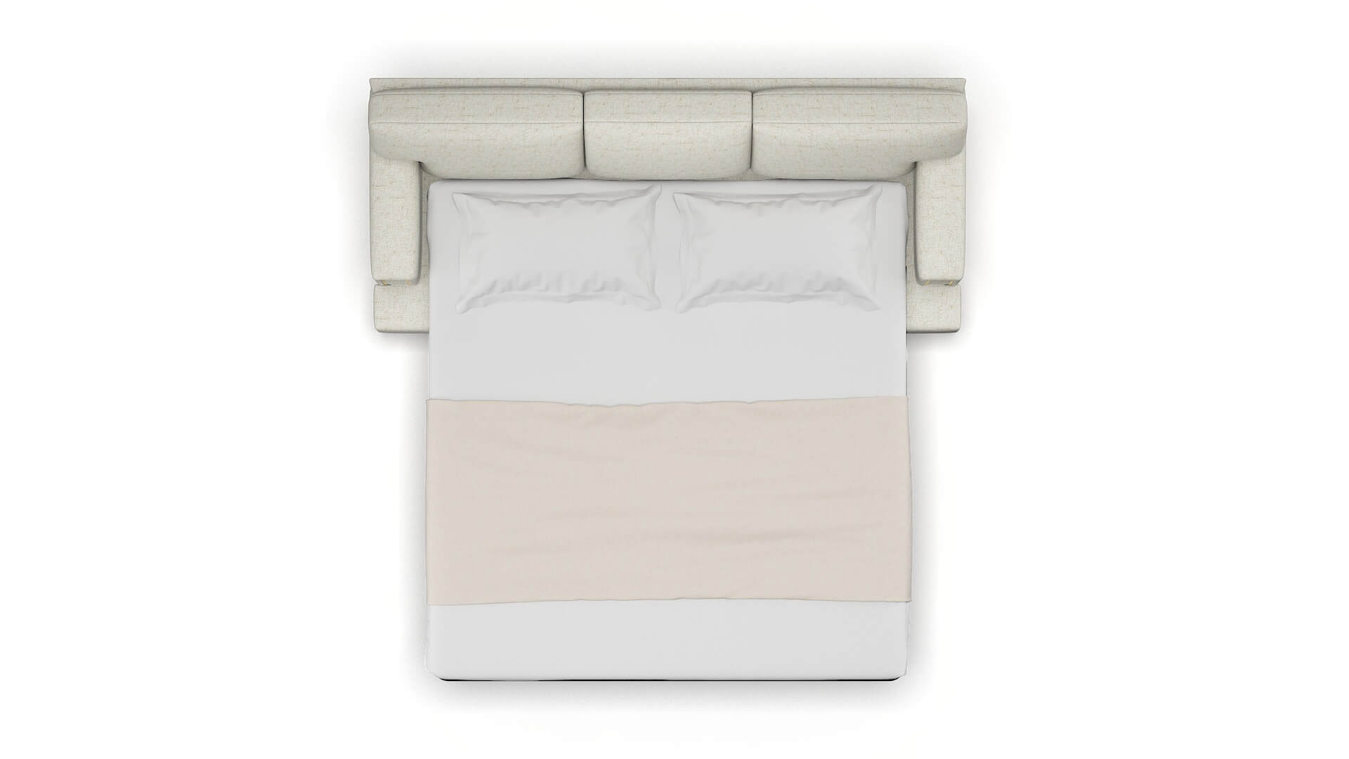 Barcelona Oceanside Birch Sofa Sleeper Espresso legs 3