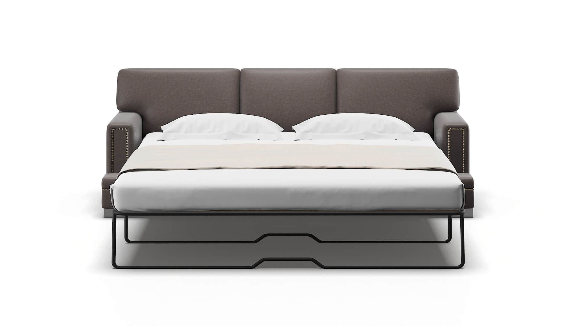 Barcelona Oscar Chocolate Sofa Sleeper Espresso legs 1