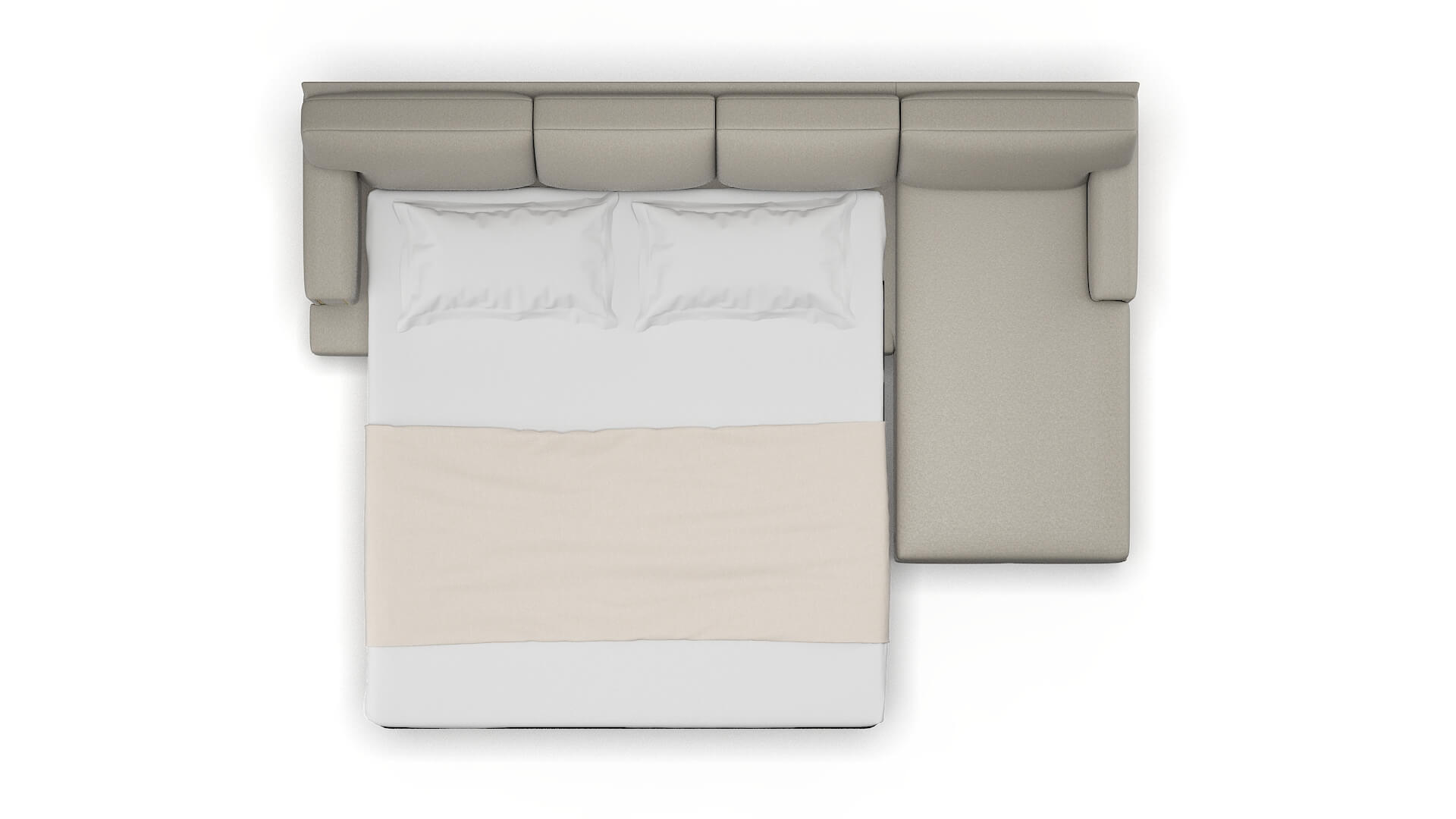 Barcelona Oscar Silver Panel Sleeper Espresso legs 3