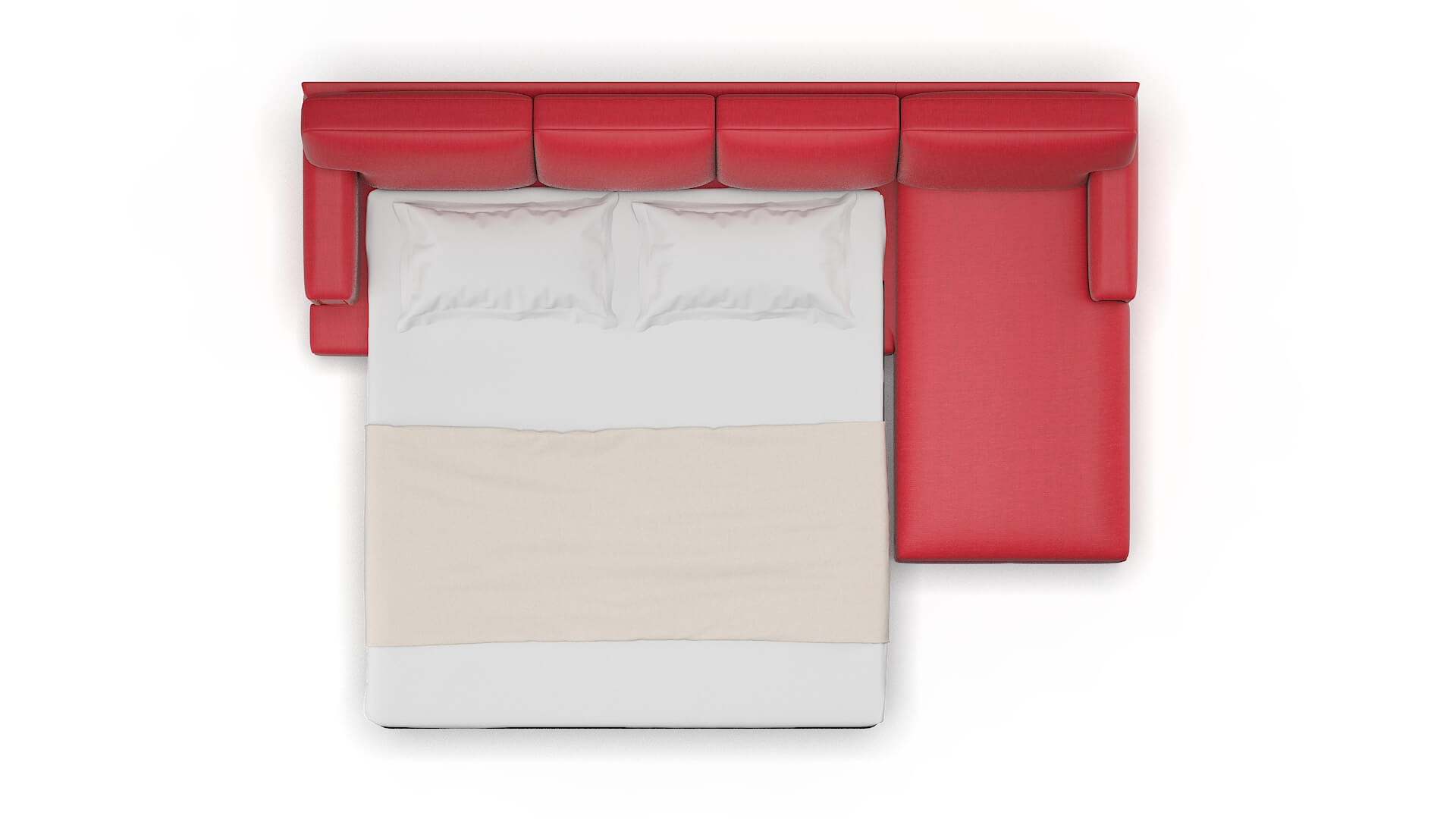 Barcelona Pauline Ruby Panel Sleeper Espresso legs 3