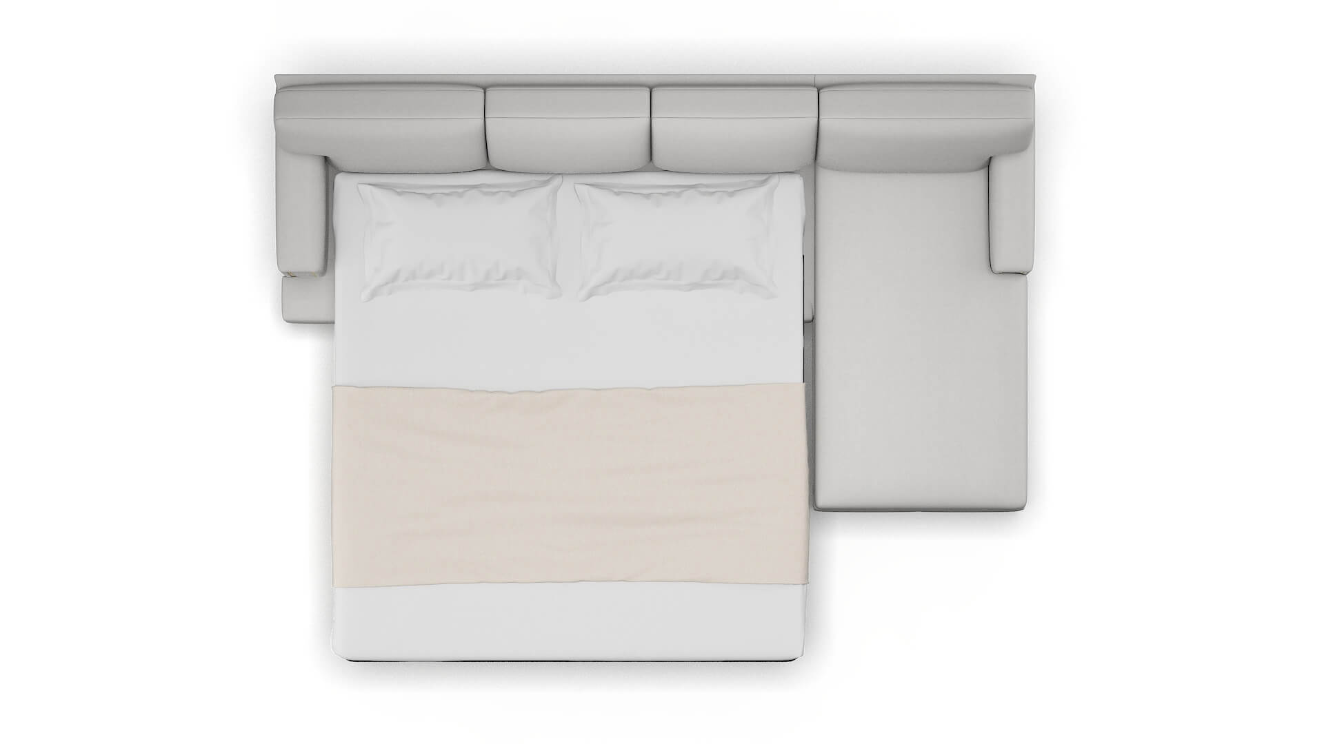 Barcelona Prisma Steam Panel Sleeper Espresso legs 3