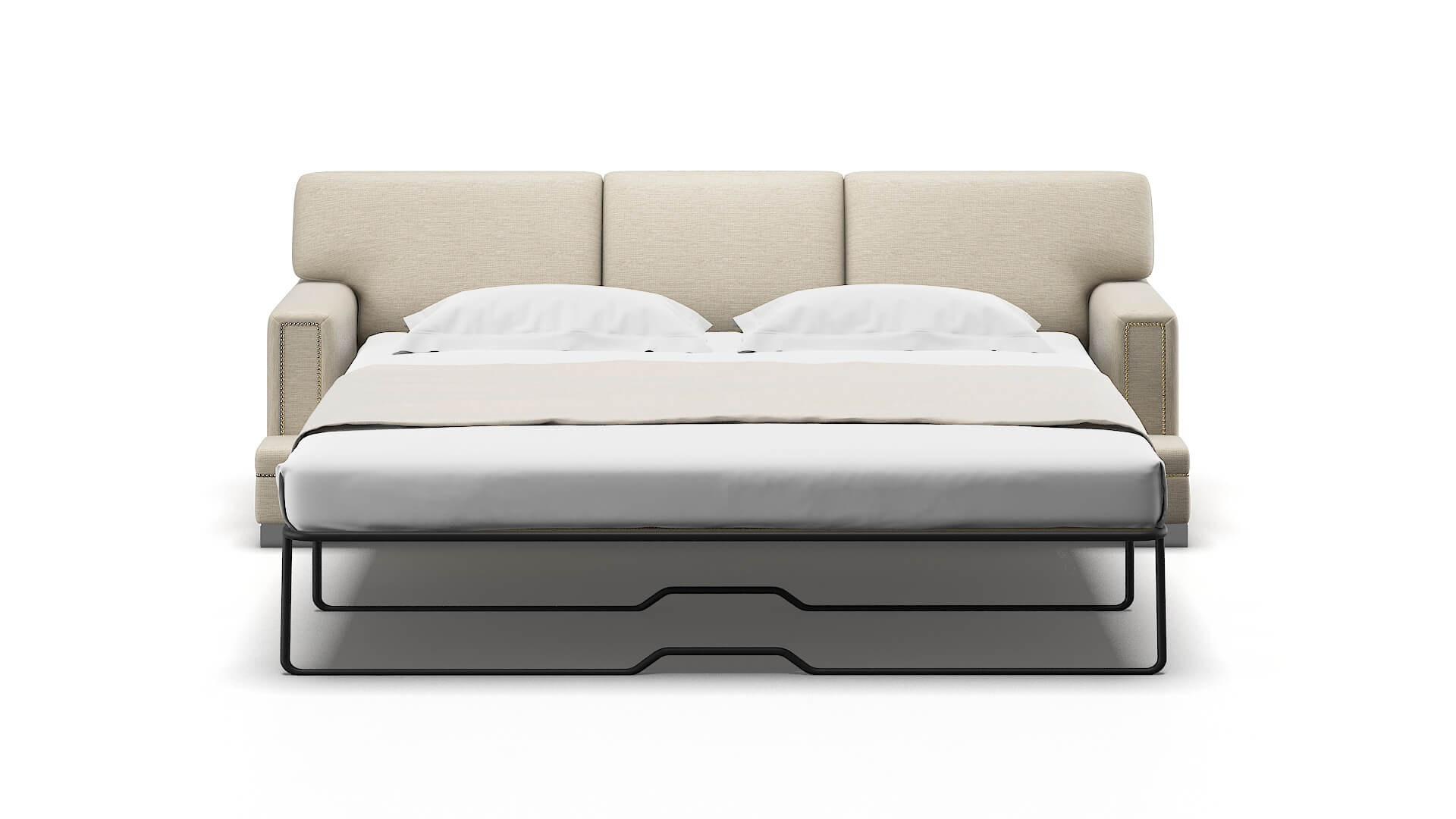 Barcelona Rocket Dove Sofa Sleeper Espresso legs 1