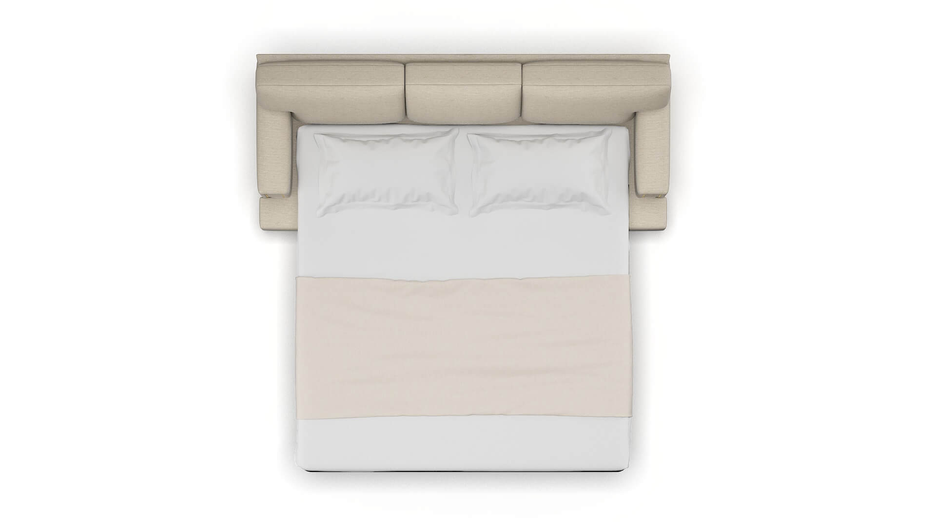 Barcelona Rocket Dove Sofa Sleeper Espresso legs 3