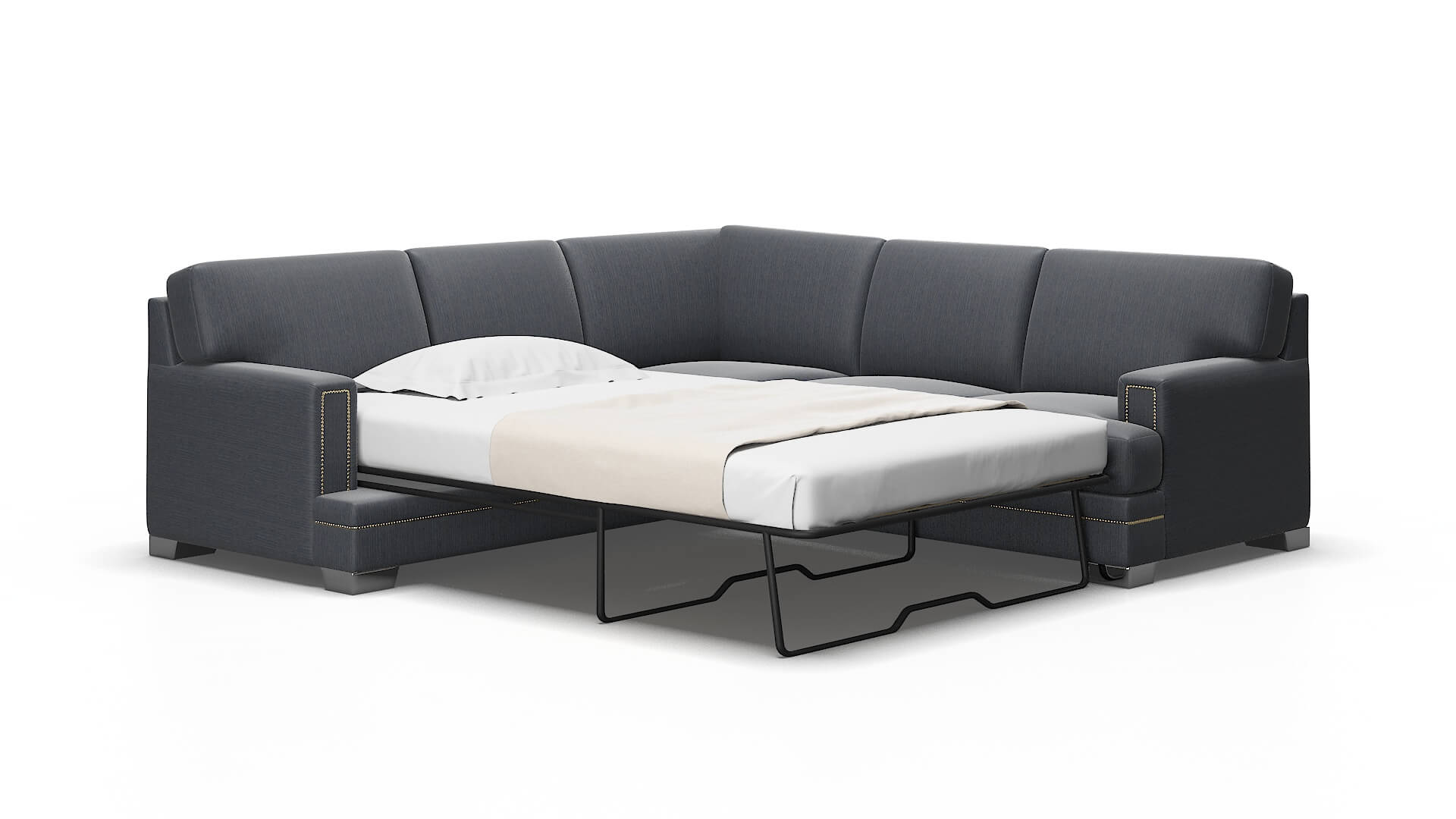 Barcelona Rocket Eclipse Sectional Sleeper Espresso legs 2