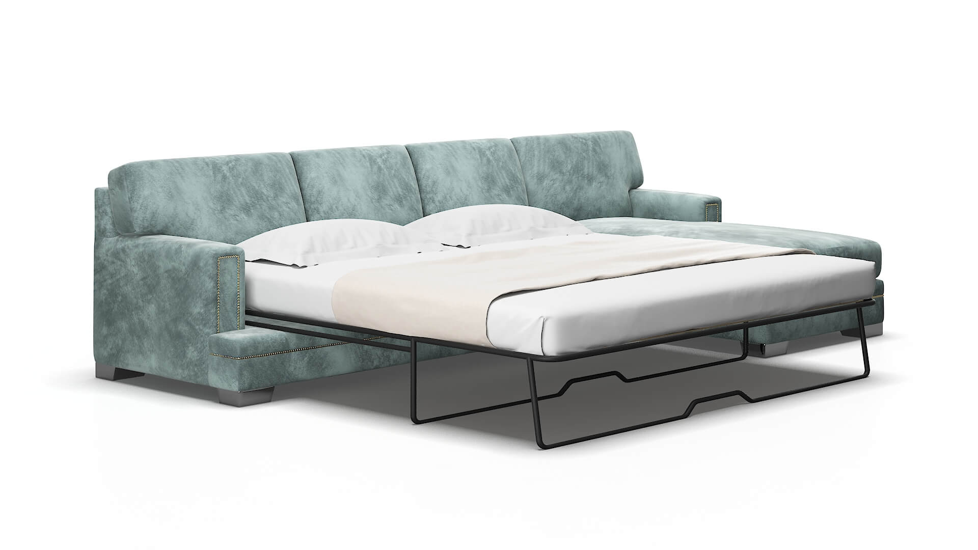 Barcelona Royale Cloud Panel Sleeper Espresso legs 2