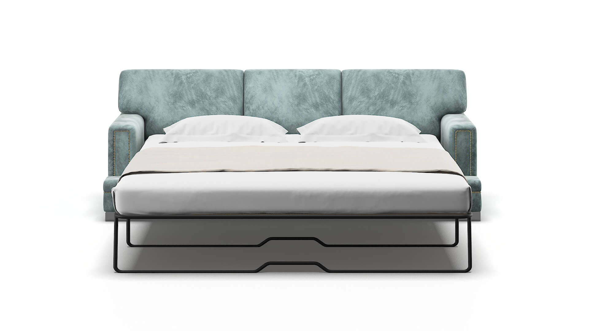 Barcelona Royale Cloud Sofa Sleeper Espresso legs 1