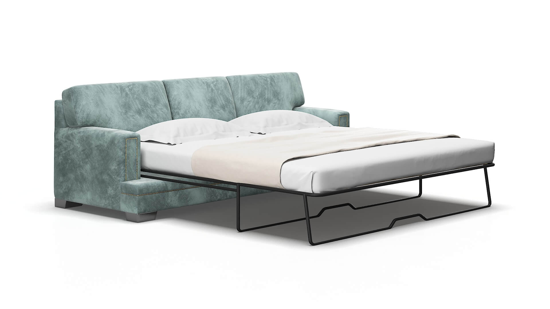 Barcelona Royale Cloud Sofa Sleeper Espresso legs 2