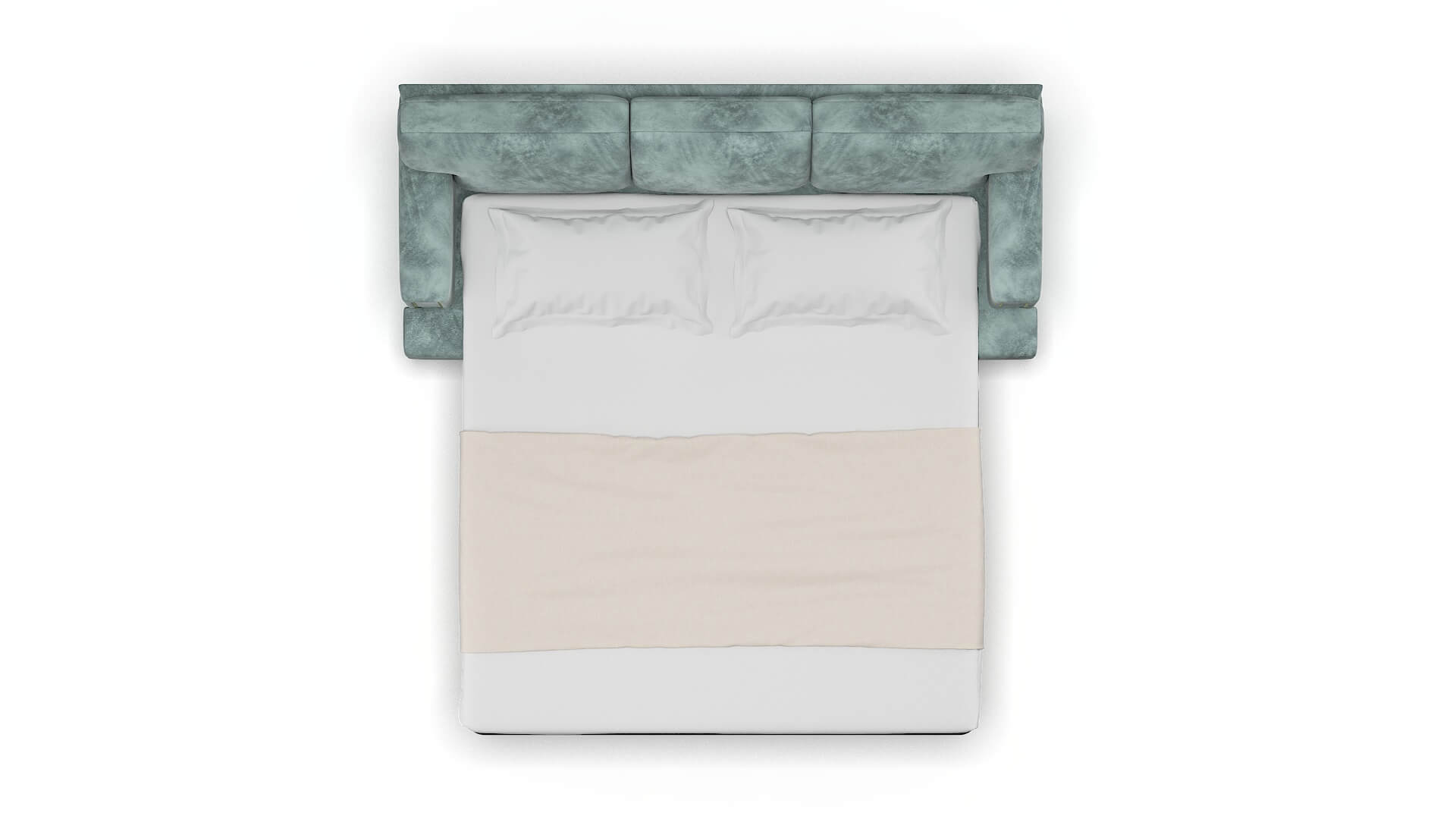 Barcelona Royale Cloud Sofa Sleeper Espresso legs 3