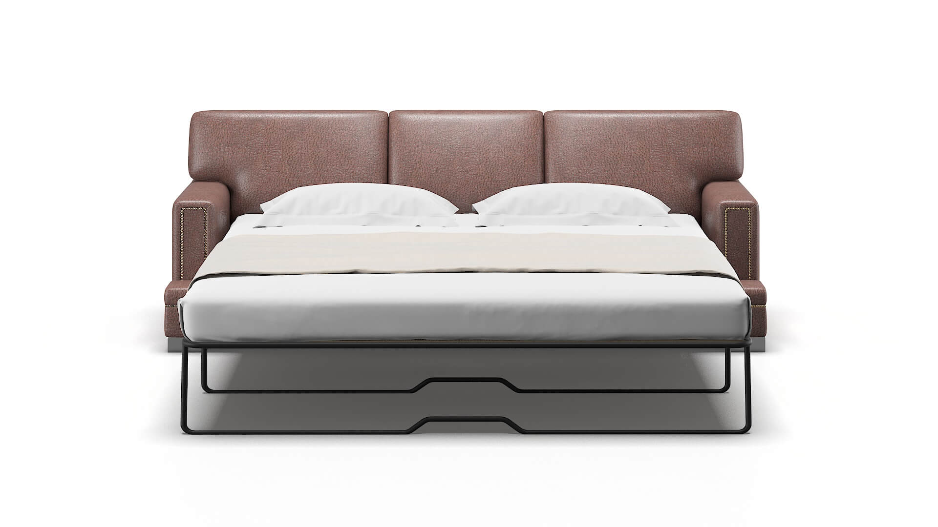 Barcelona Royale Mocha Sofa Sleeper Espresso legs 1