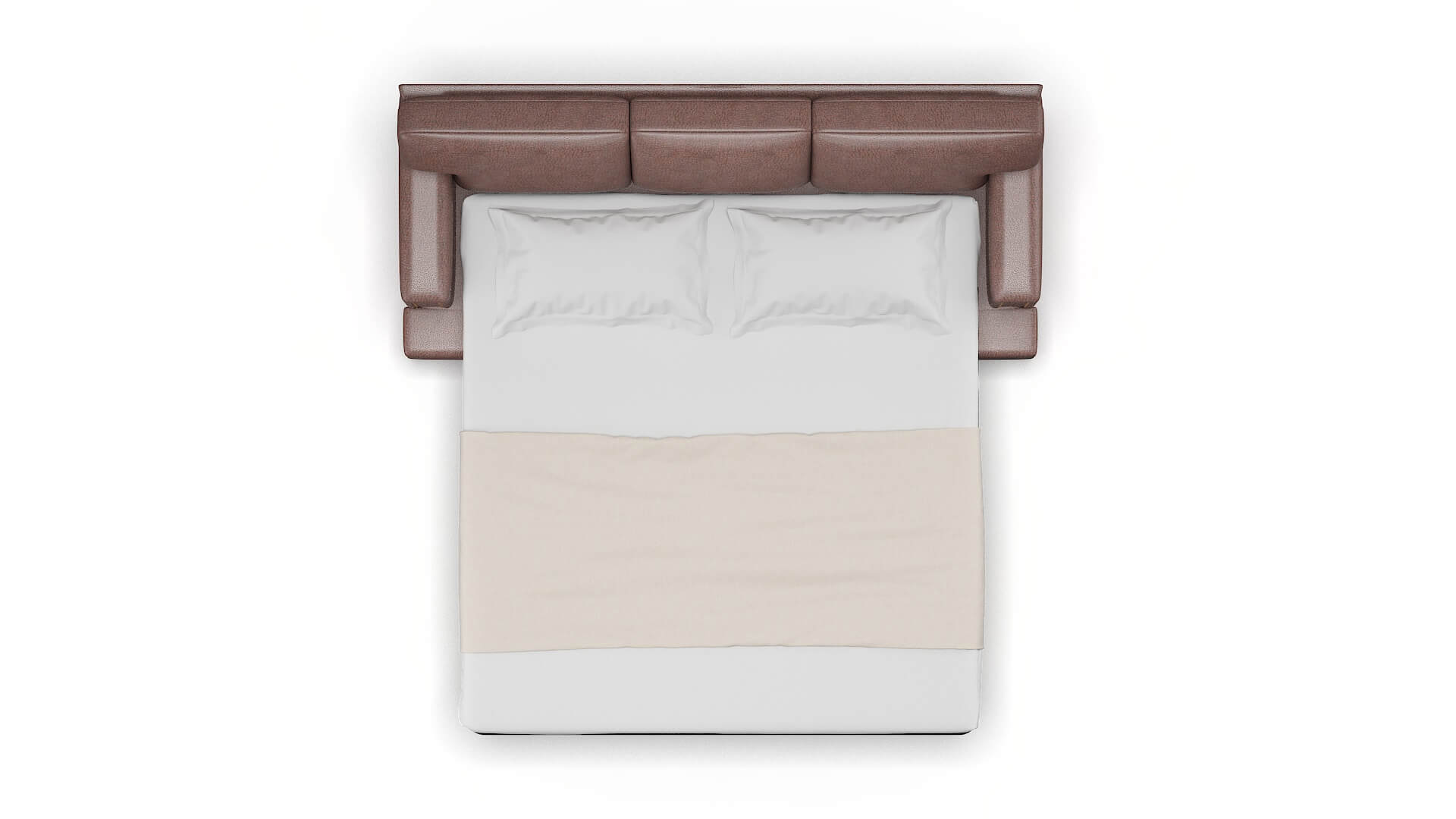 Barcelona Royale Mocha Sofa Sleeper Espresso legs 3