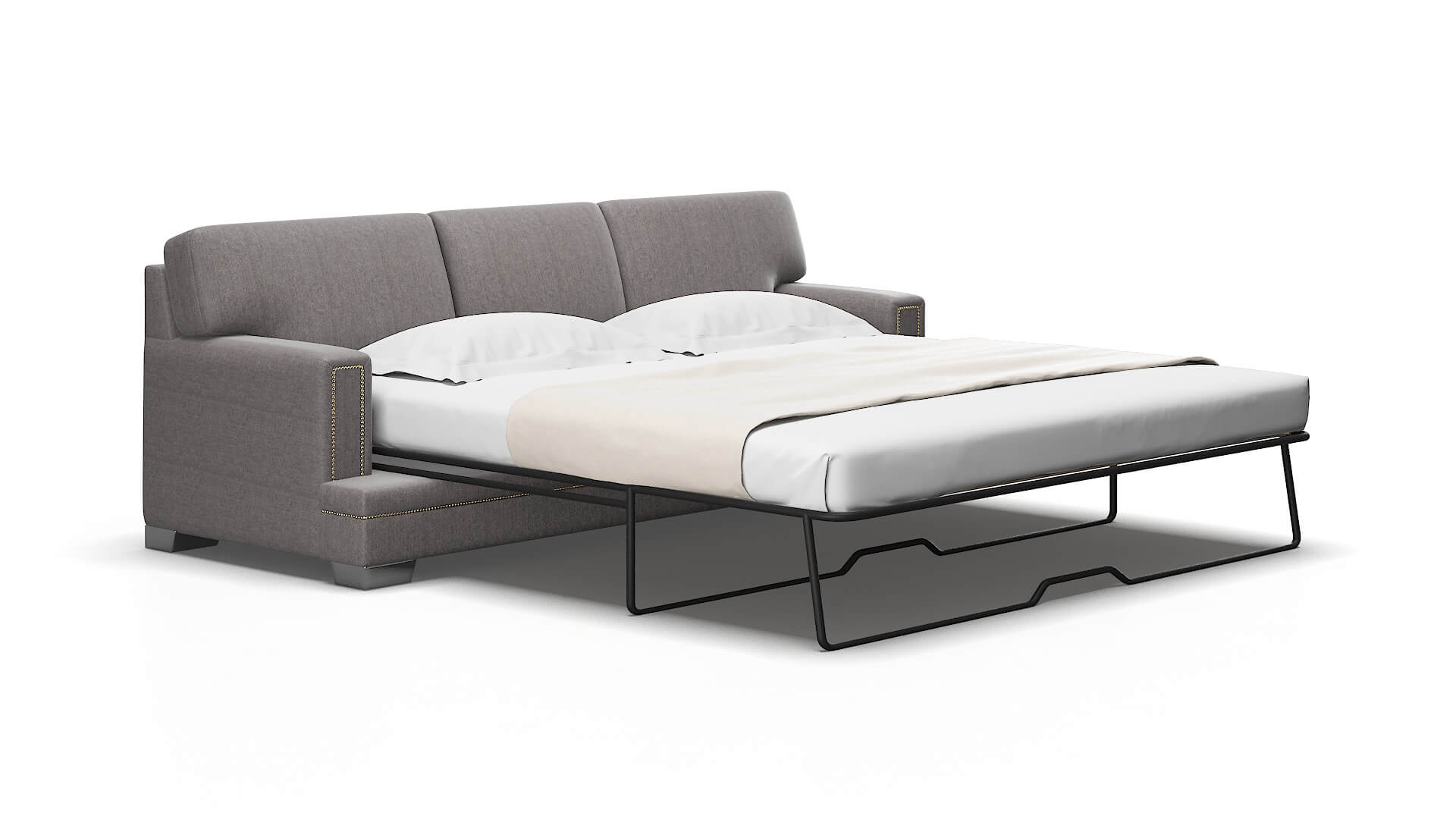 Barcelona Sasha Granite Sofa Sleeper Espresso legs 2