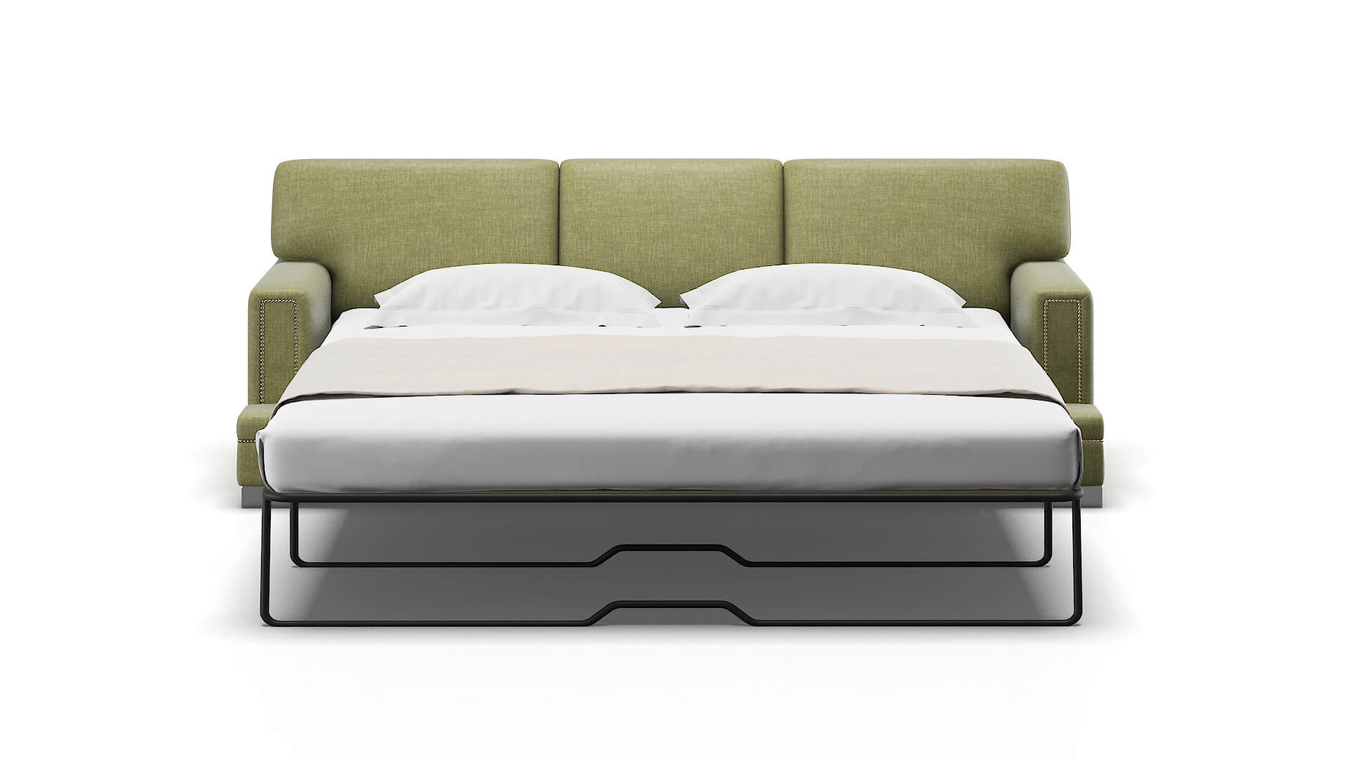 Barcelona Simplex Sour_apple Sofa Sleeper Espresso legs 1