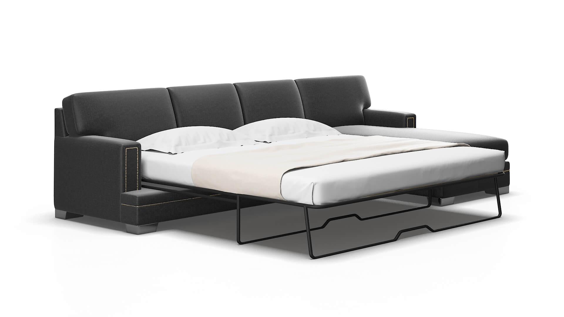 Barcelona Sosoftness 54 Panel Sleeper Espresso legs 2