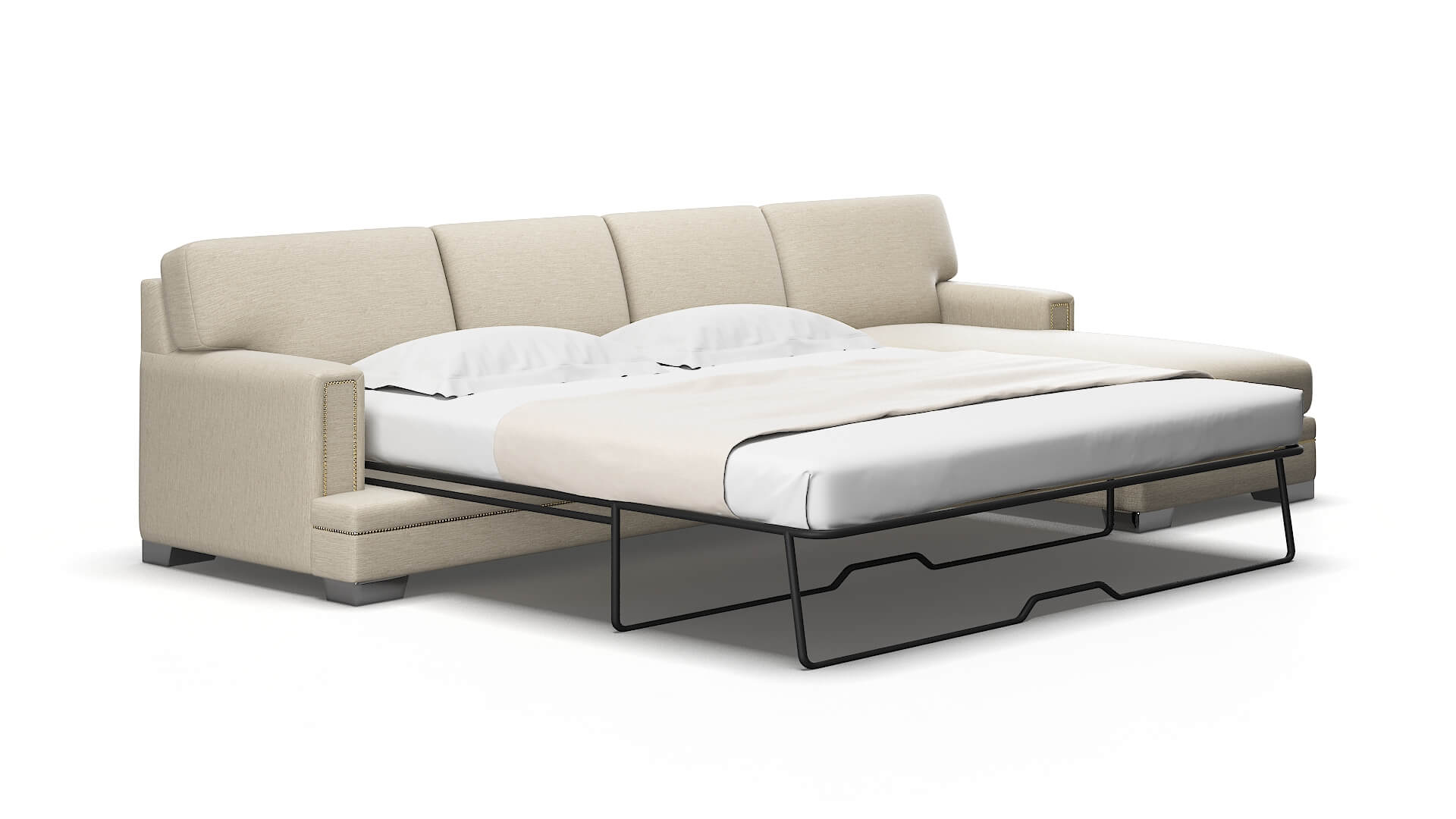Barcelona Sosoftness 72 Panel Sleeper Espresso legs 2
