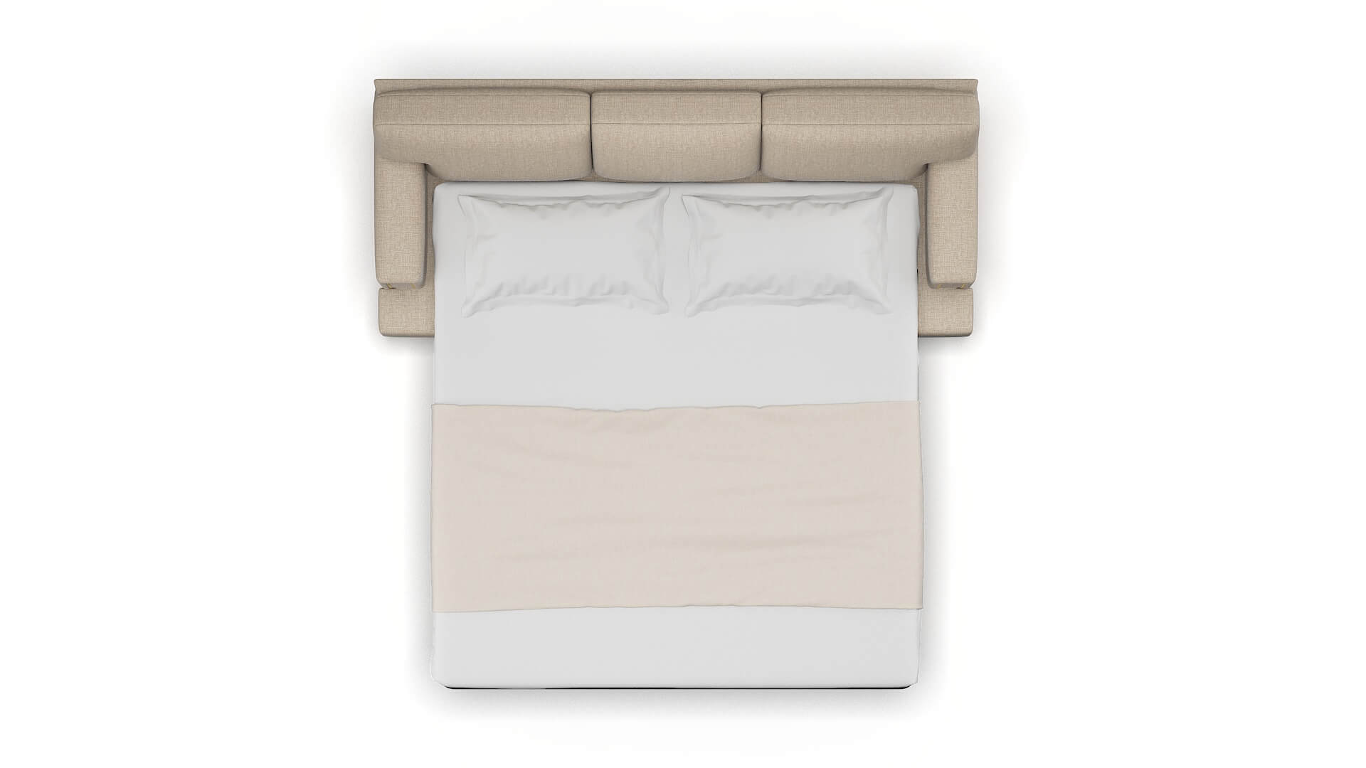 Barcelona Sosoftness 74 Sofa Sleeper Espresso legs 3