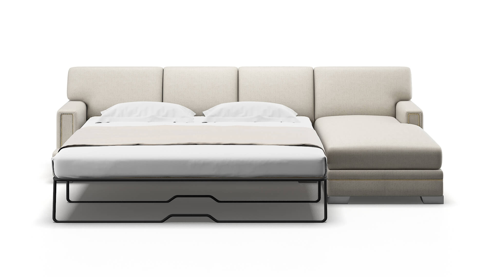 Barcelona Terrain Natural Panel Sleeper Espresso legs 1