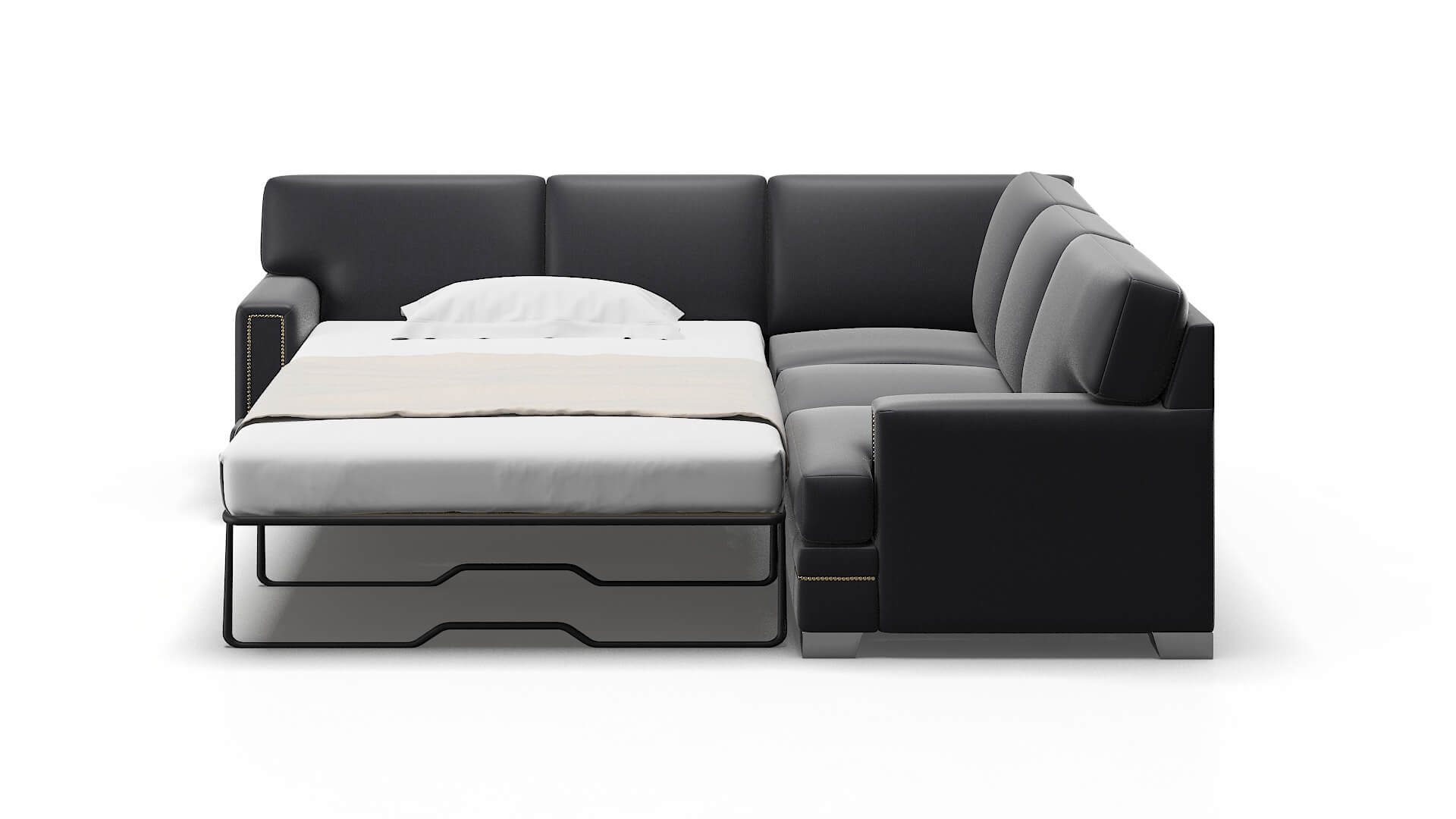 Barcelona Urban_d Eclipse Sectional Sleeper Espresso legs 1