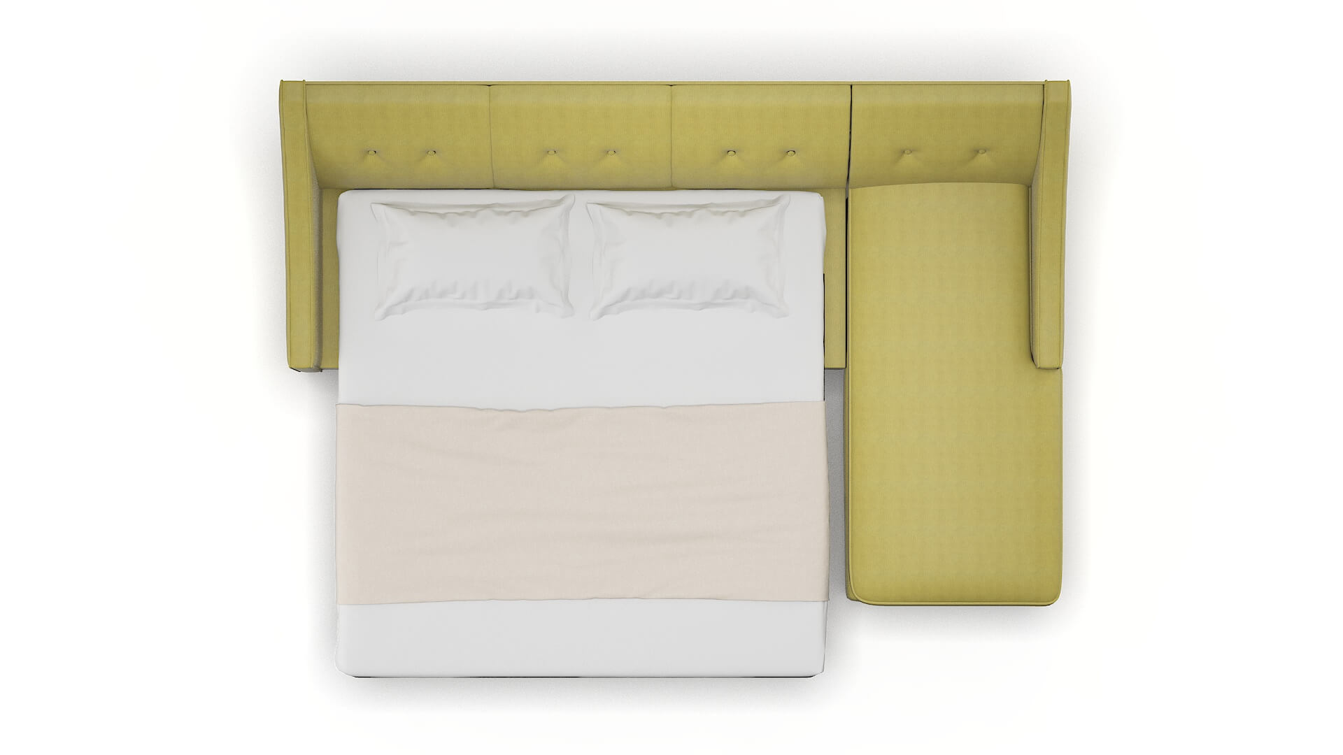 Berlin Bella Apple Panel Sleeper Espresso legs 3