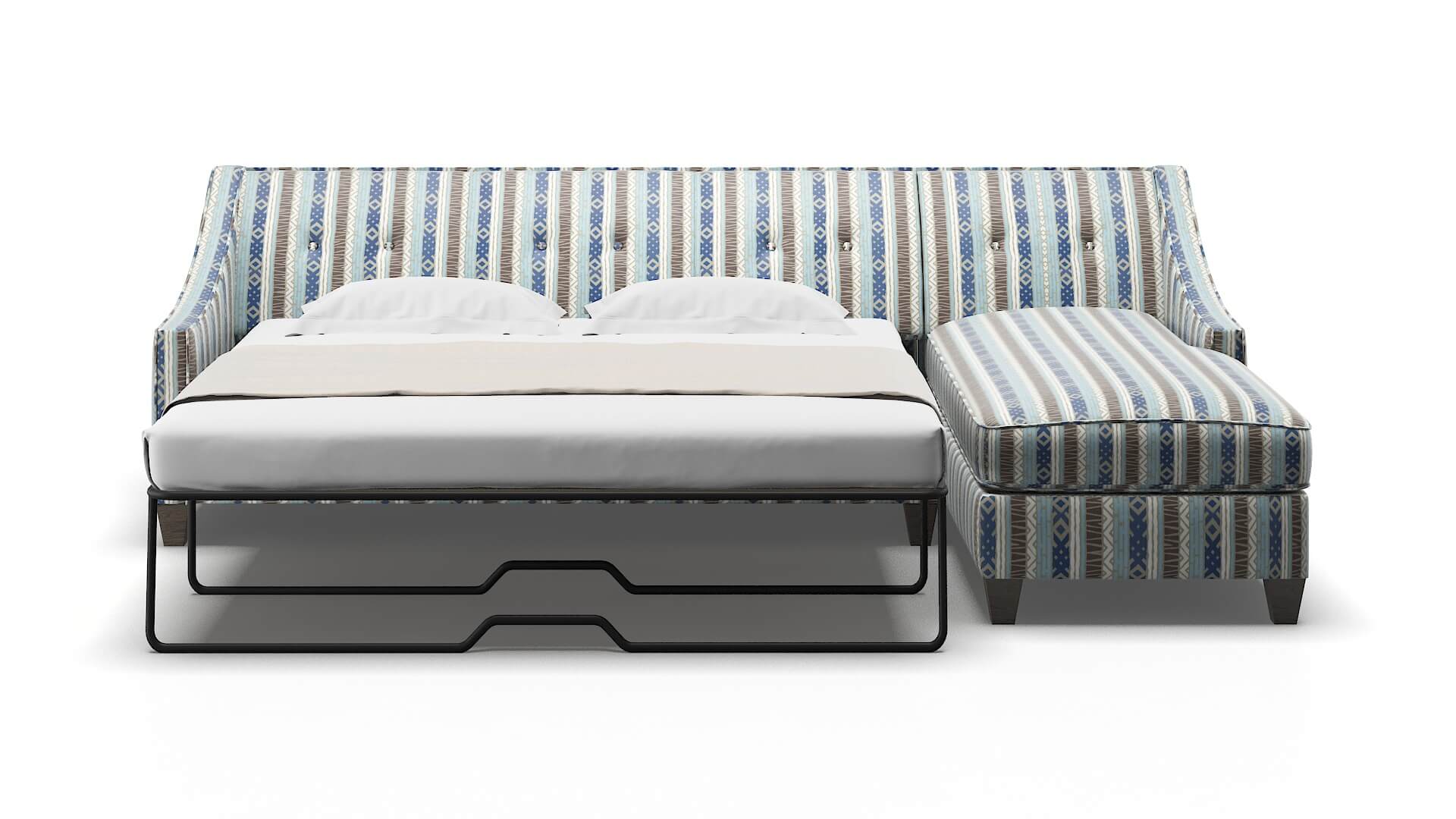 Berlin Bodhi Indigo Panel Sleeper Espresso legs 1