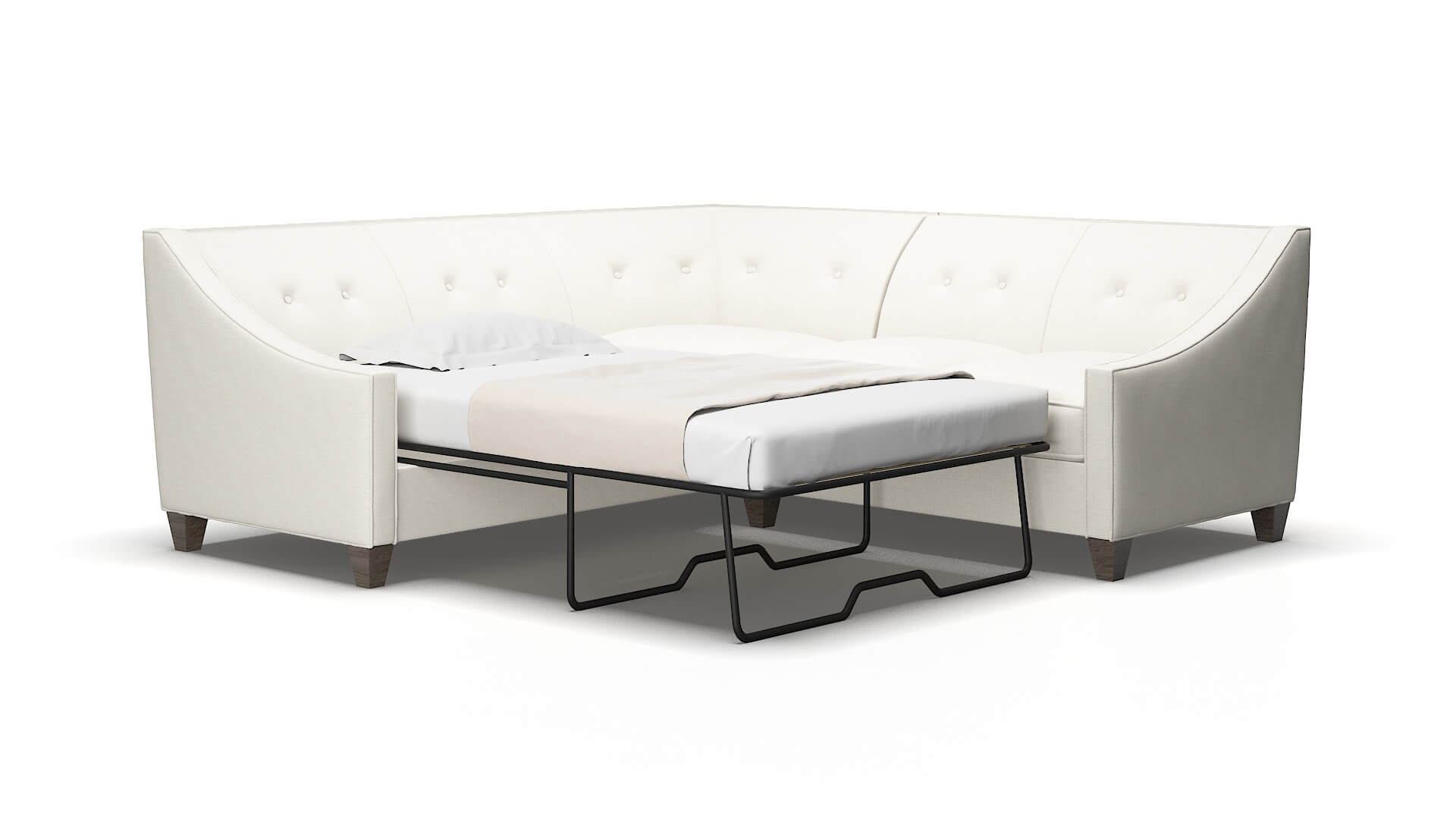 Berlin Catalina Ivory Sectional Sleeper 2