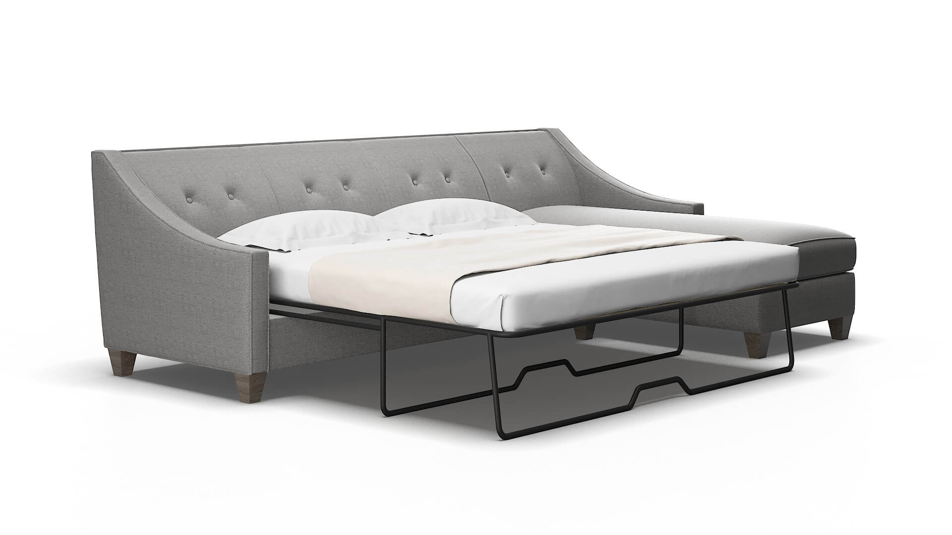 Berlin Catalina Steel Panel Sleeper Espresso legs 2