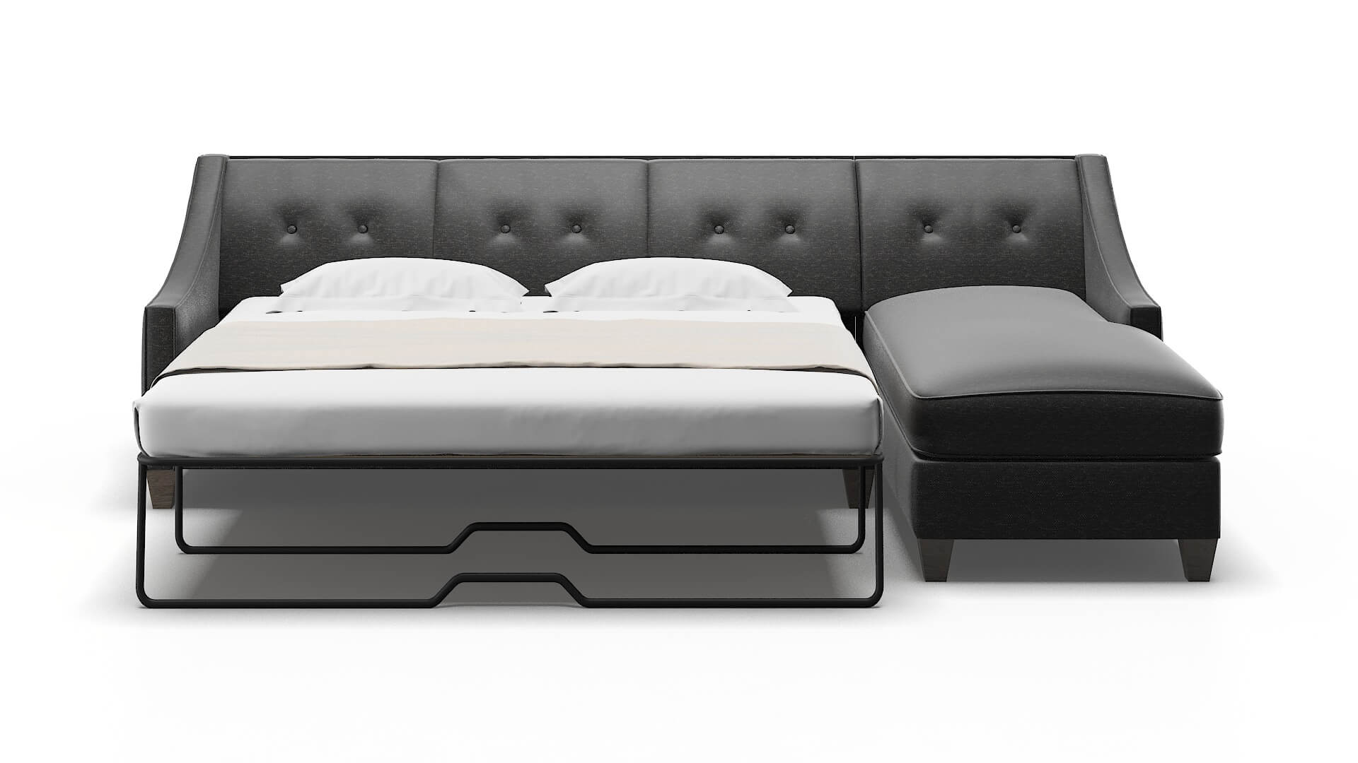 Berlin Chance Denim Panel Sleeper Espresso legs 1