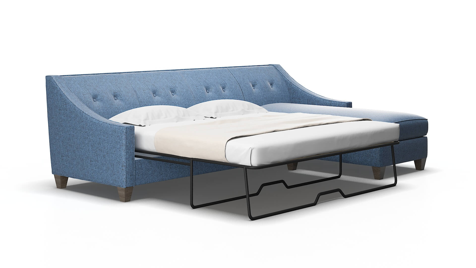Berlin Clyde deep_ocean Panel sleeper Espresso Legs  2