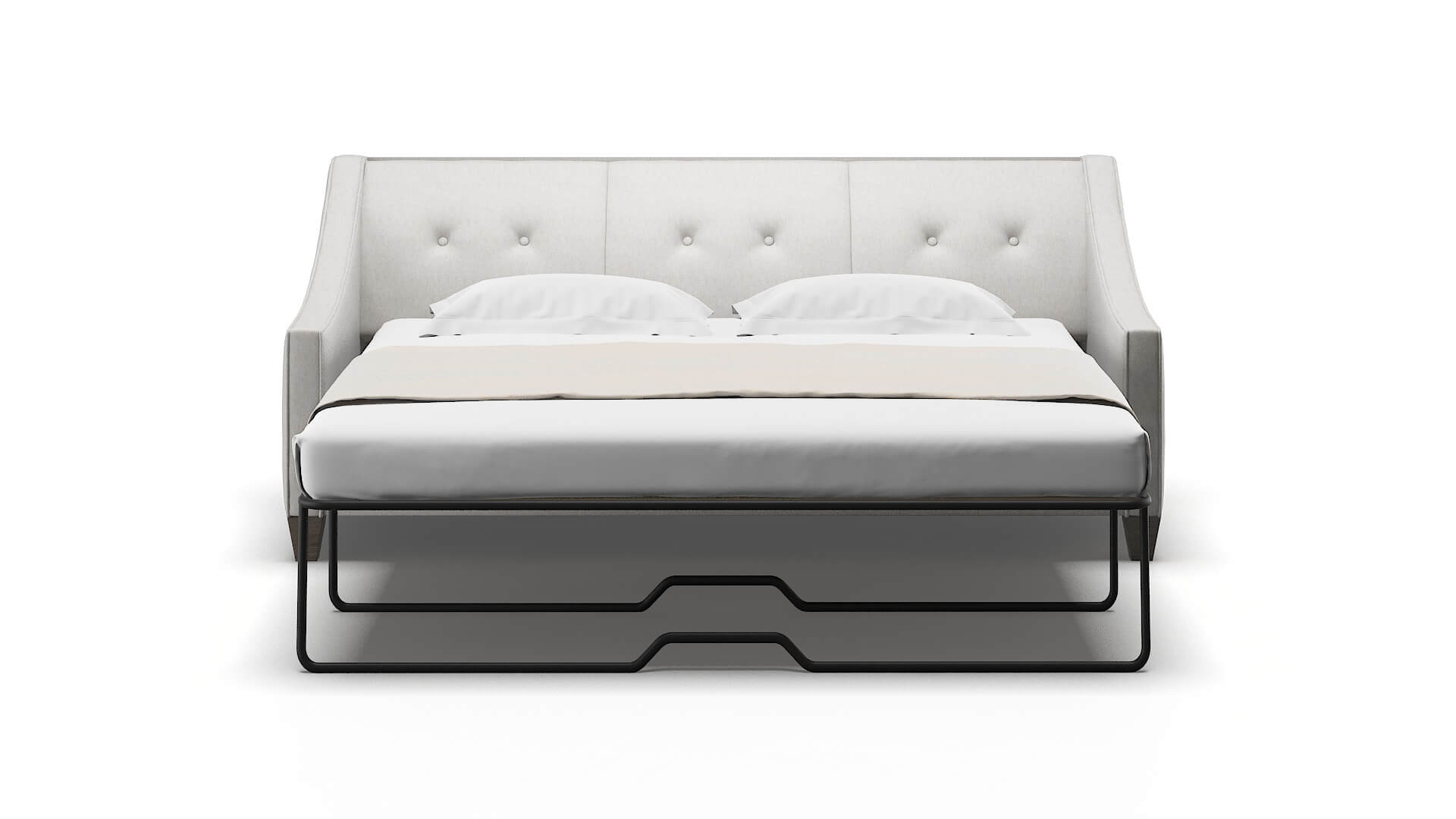 Berlin Cosmo Silver Sofa Sleeper Espresso legs 1