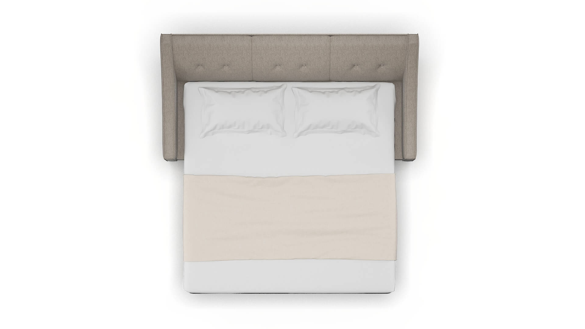 Berlin Cosmo Taupe Sofa Sleeper Espresso legs 3