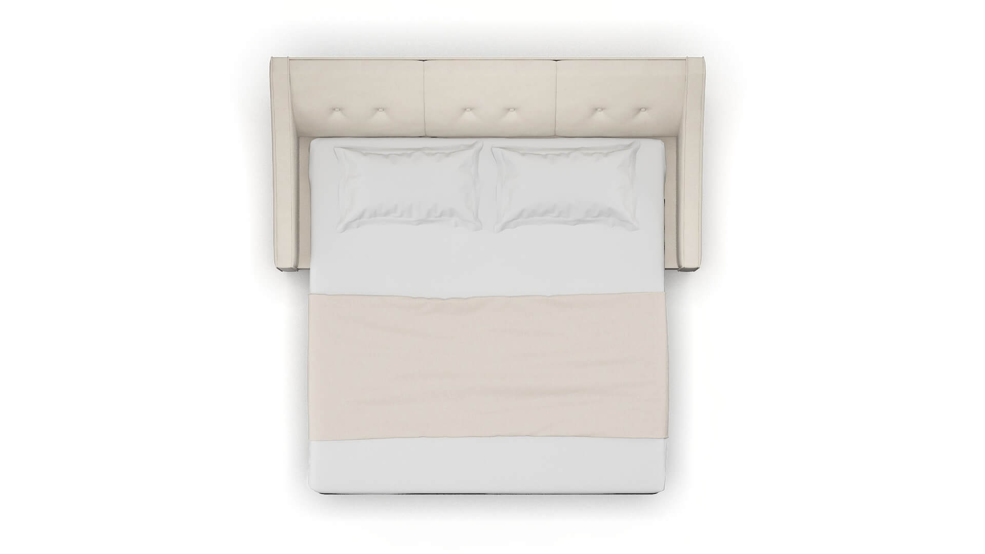 Berlin Dawson Sand Sofa Sleeper Espresso legs 3