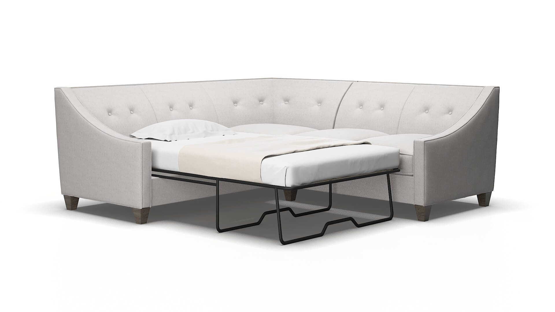 Berlin Dream_d sterling Sectional sleeper Espresso Legs  2