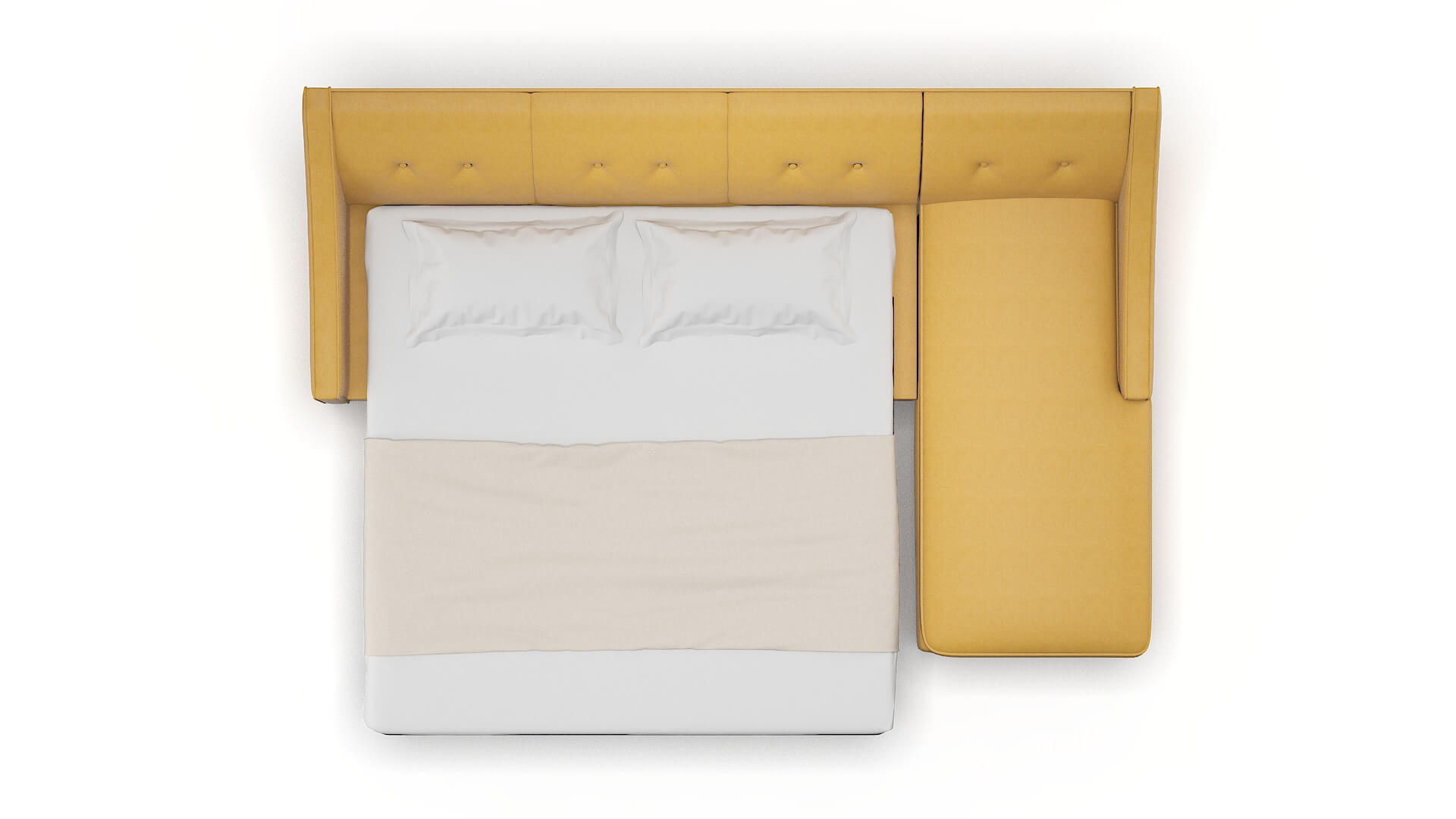 Berlin Dream_d Sunflower Panel Sleeper Espresso legs 3