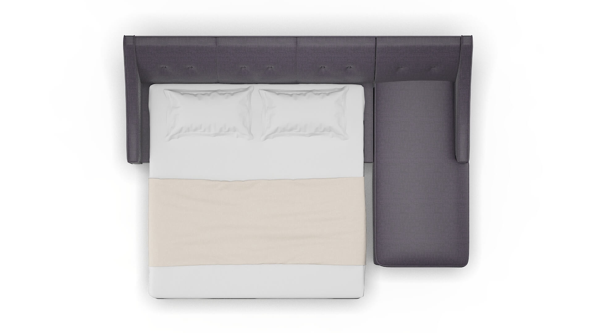 Berlin Durham Ink Panel Sleeper Espresso legs 3