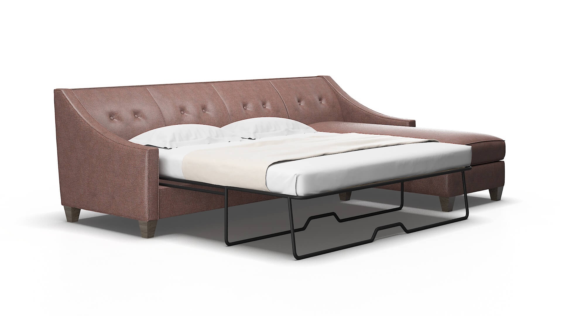 Berlin Ford brown Panel sleeper Espresso Legs  2
