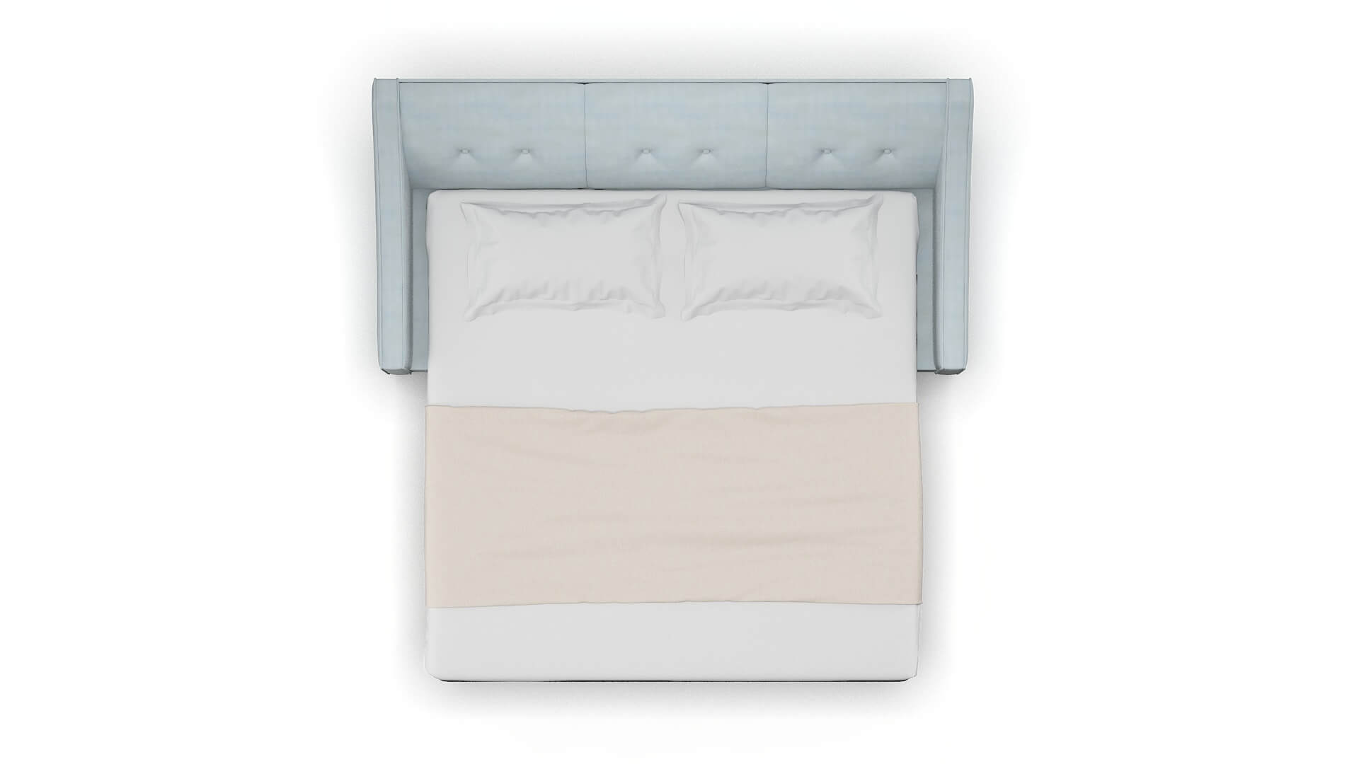 Berlin Hathaway Aqua Sofa Sleeper Espresso legs 3