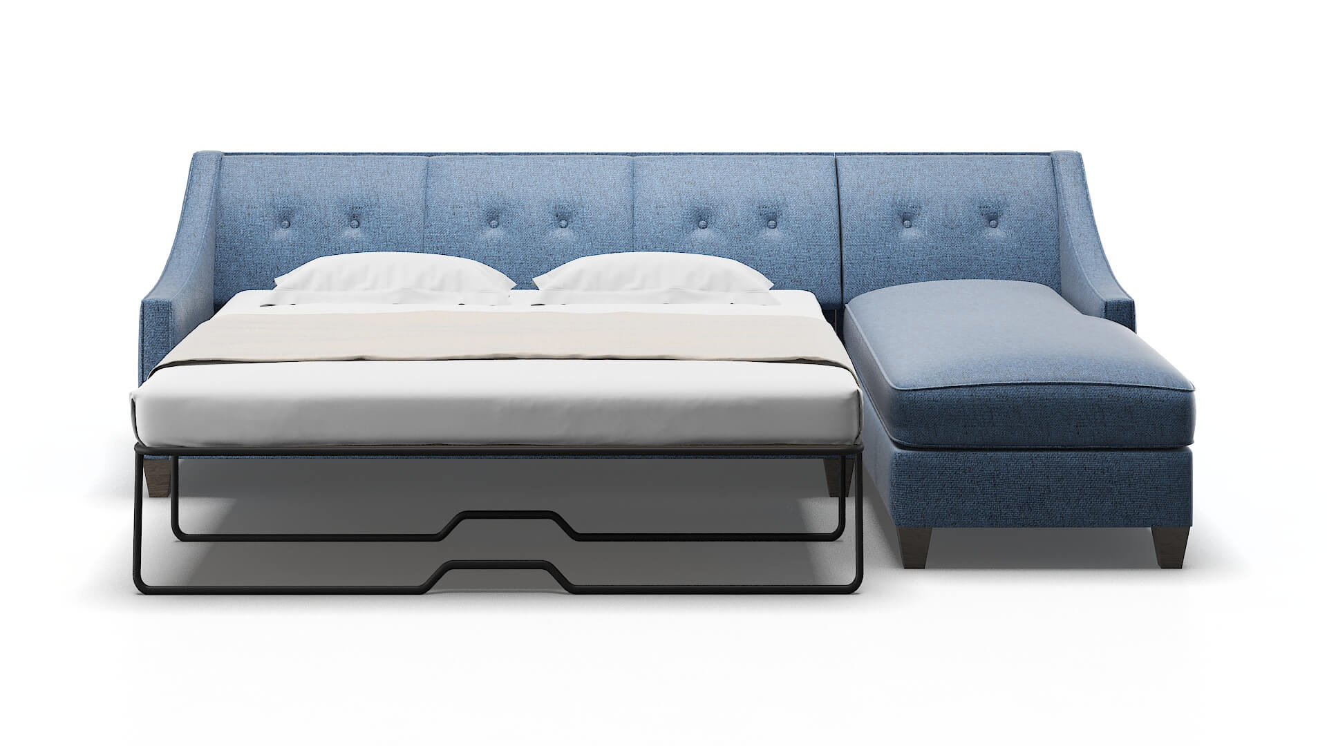 Berlin Hepburn Water Panel Sleeper Espresso legs 1