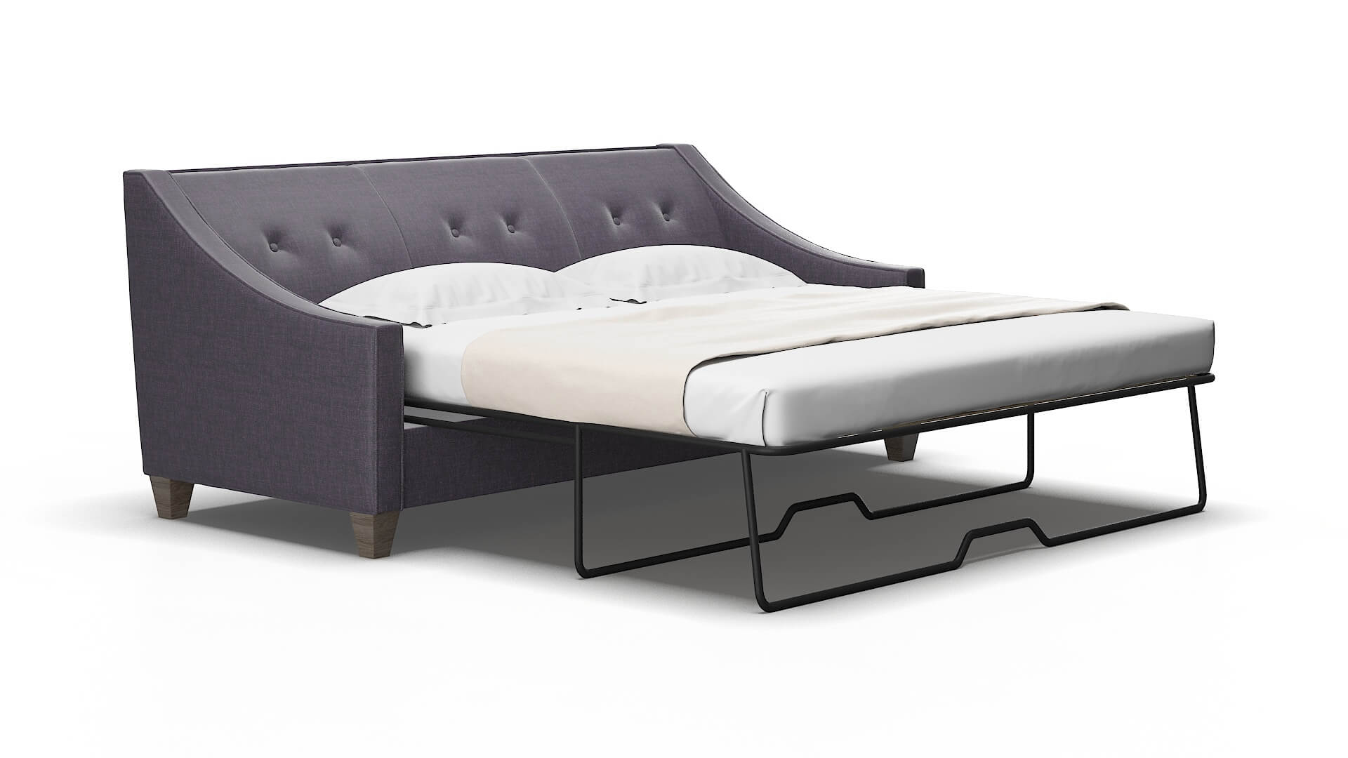 Berlin Keylargo Grape Sofa Sleeper Espresso legs 2
