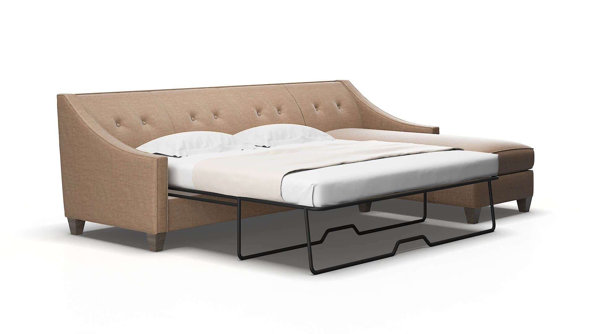 Berlin Keylargo Mink Panel Sleeper Espresso legs 2