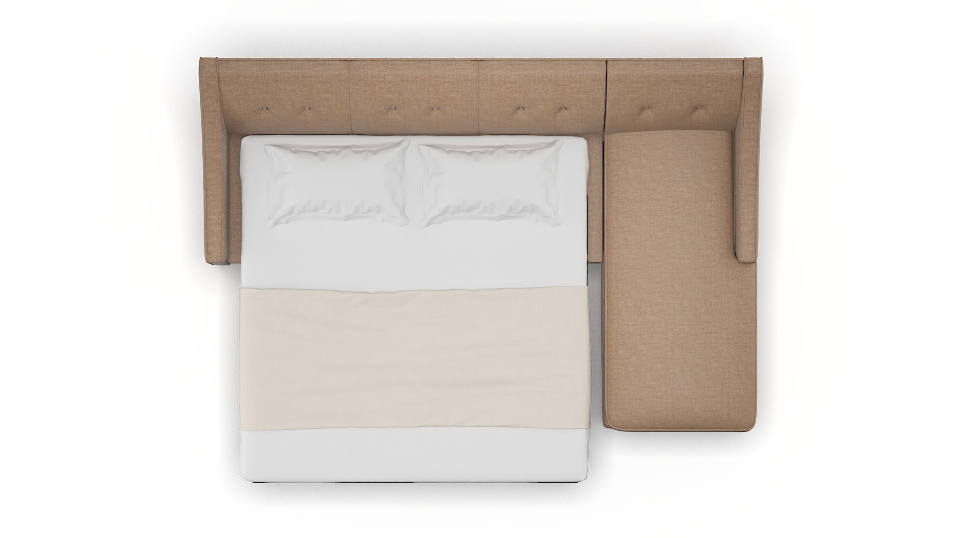 Berlin Keylargo Mink Panel Sleeper Espresso legs 3