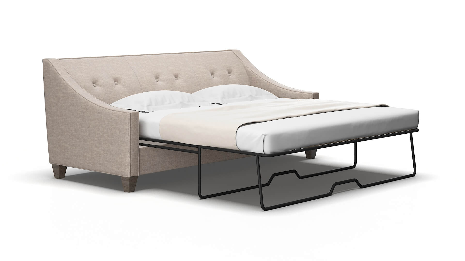 Berlin Keylargo Pumice Sofa Sleeper Espresso legs 2