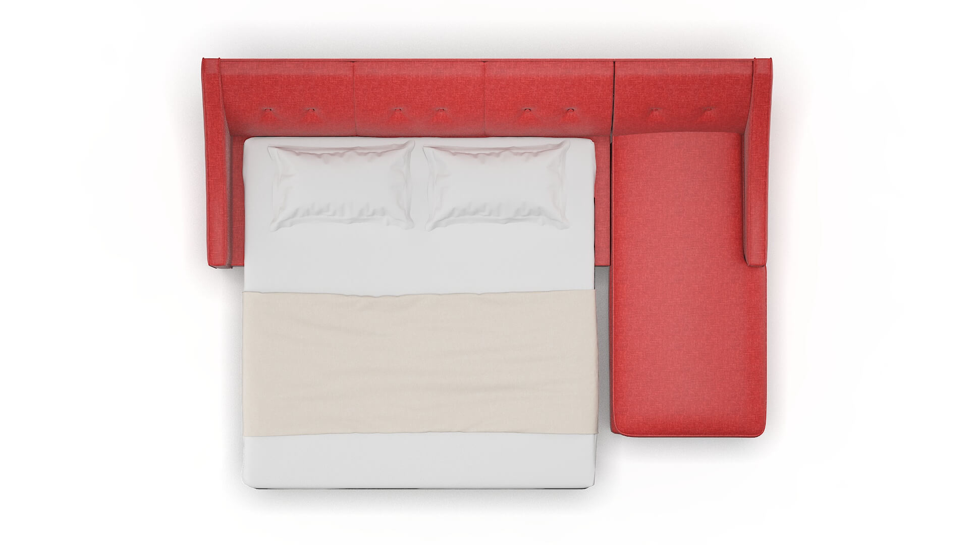 Berlin Leslie Poppy Panel Sleeper Espresso legs 3