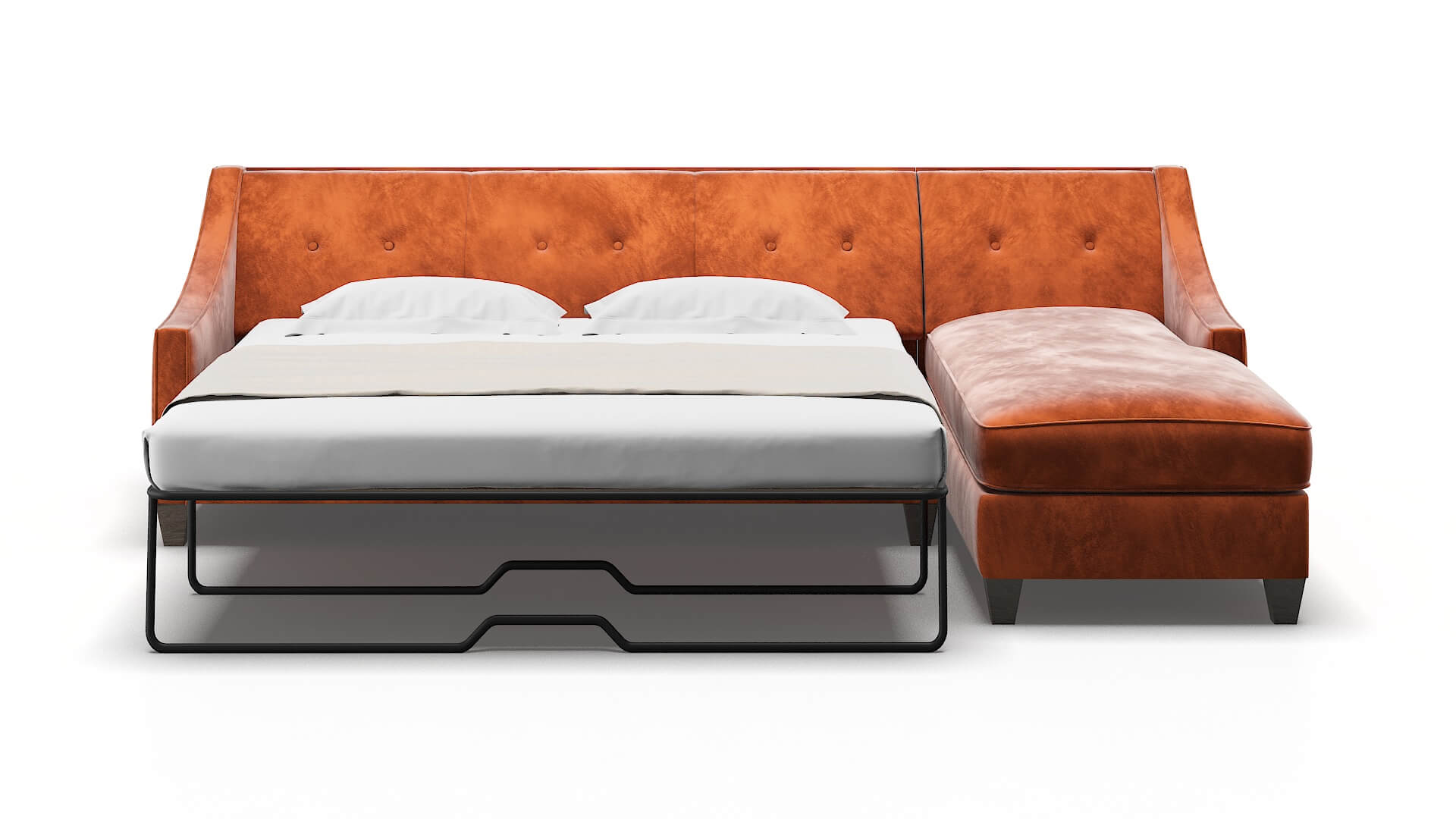 Berlin Loft Copper Panel Sleeper Espresso legs 1