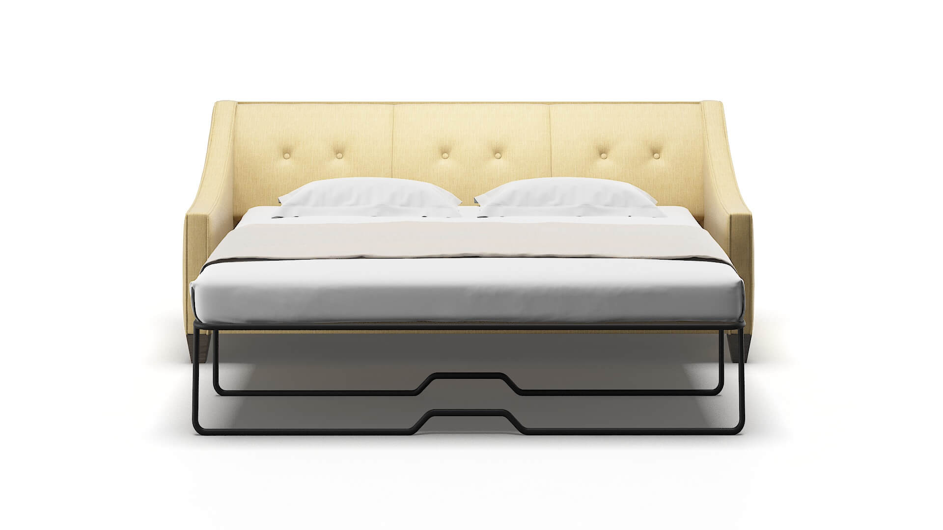 Berlin Malibu Maize Sofa Sleeper Espresso legs 1