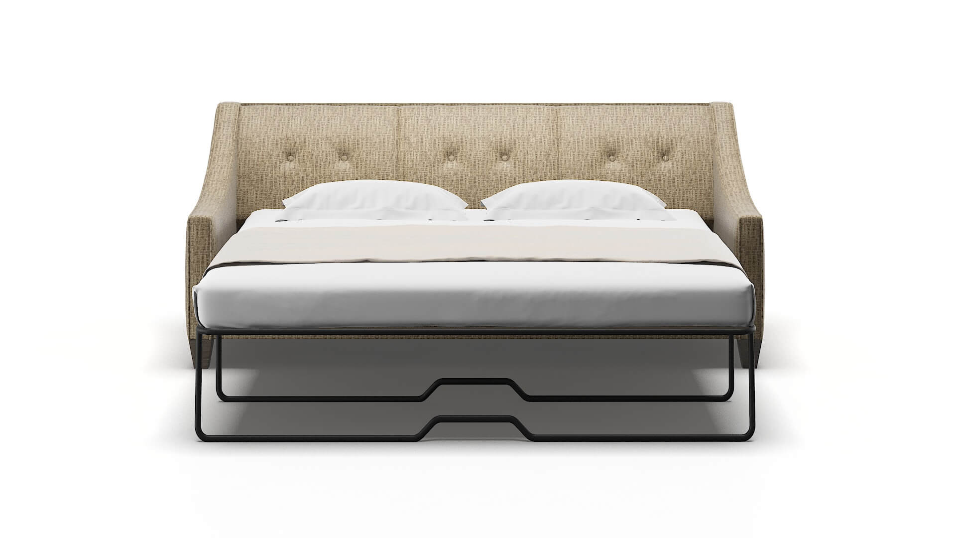 Berlin Marcy Camel Sofa Sleeper Espresso legs 1