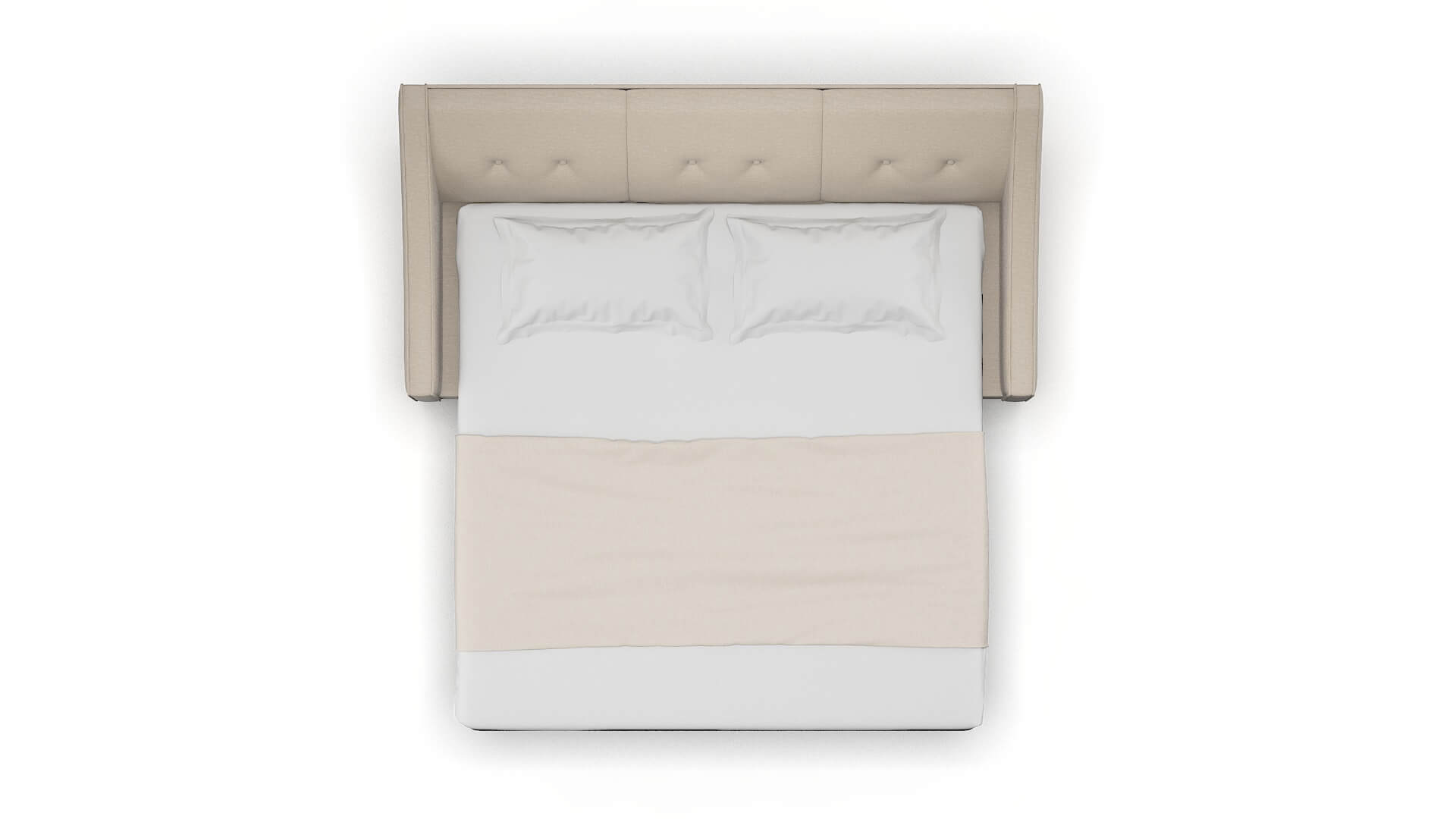 Berlin Naples Almond Sofa Sleeper Espresso legs 3