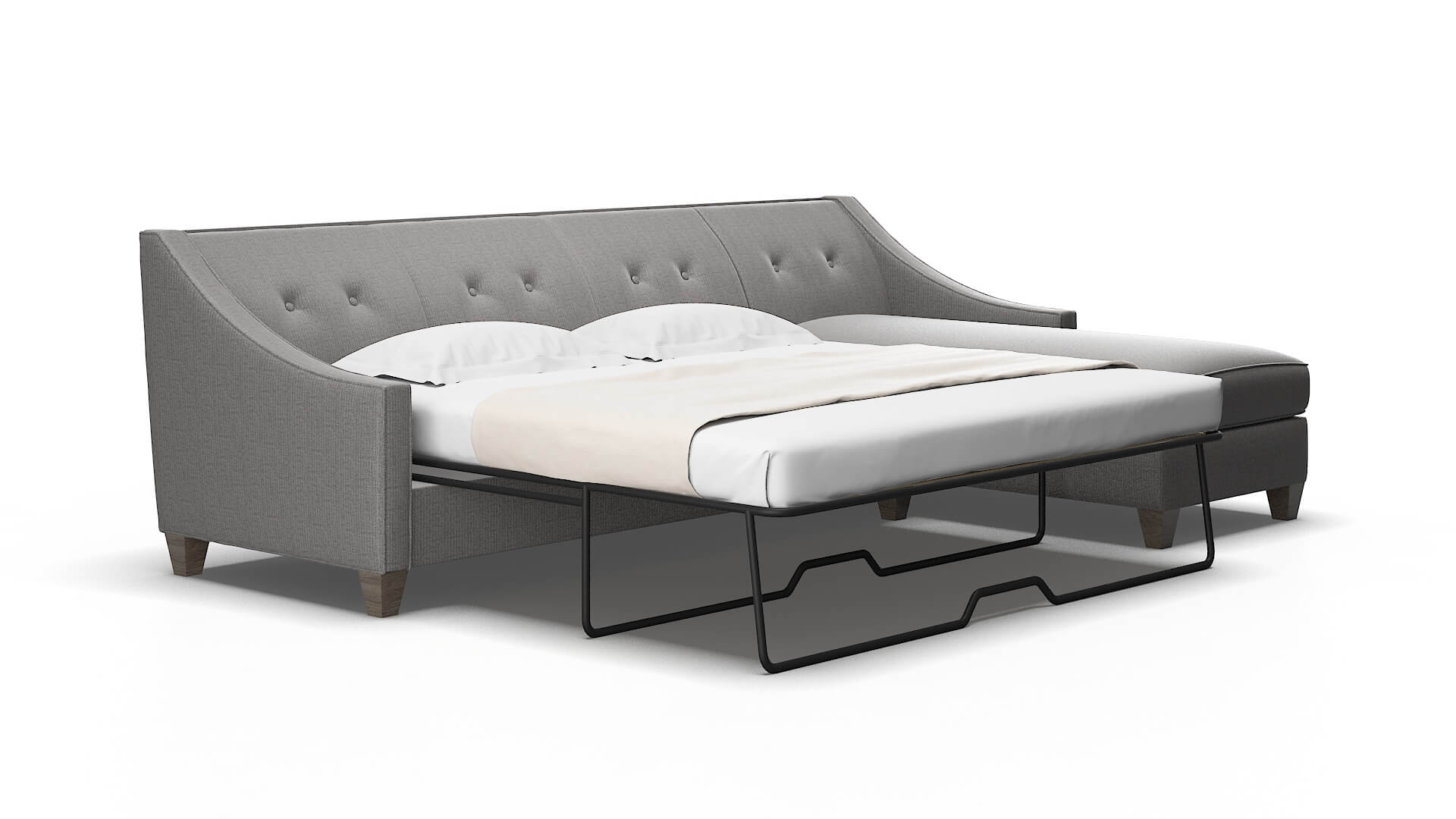 Berlin Parker graphite Panel sleeper Espresso Legs  2