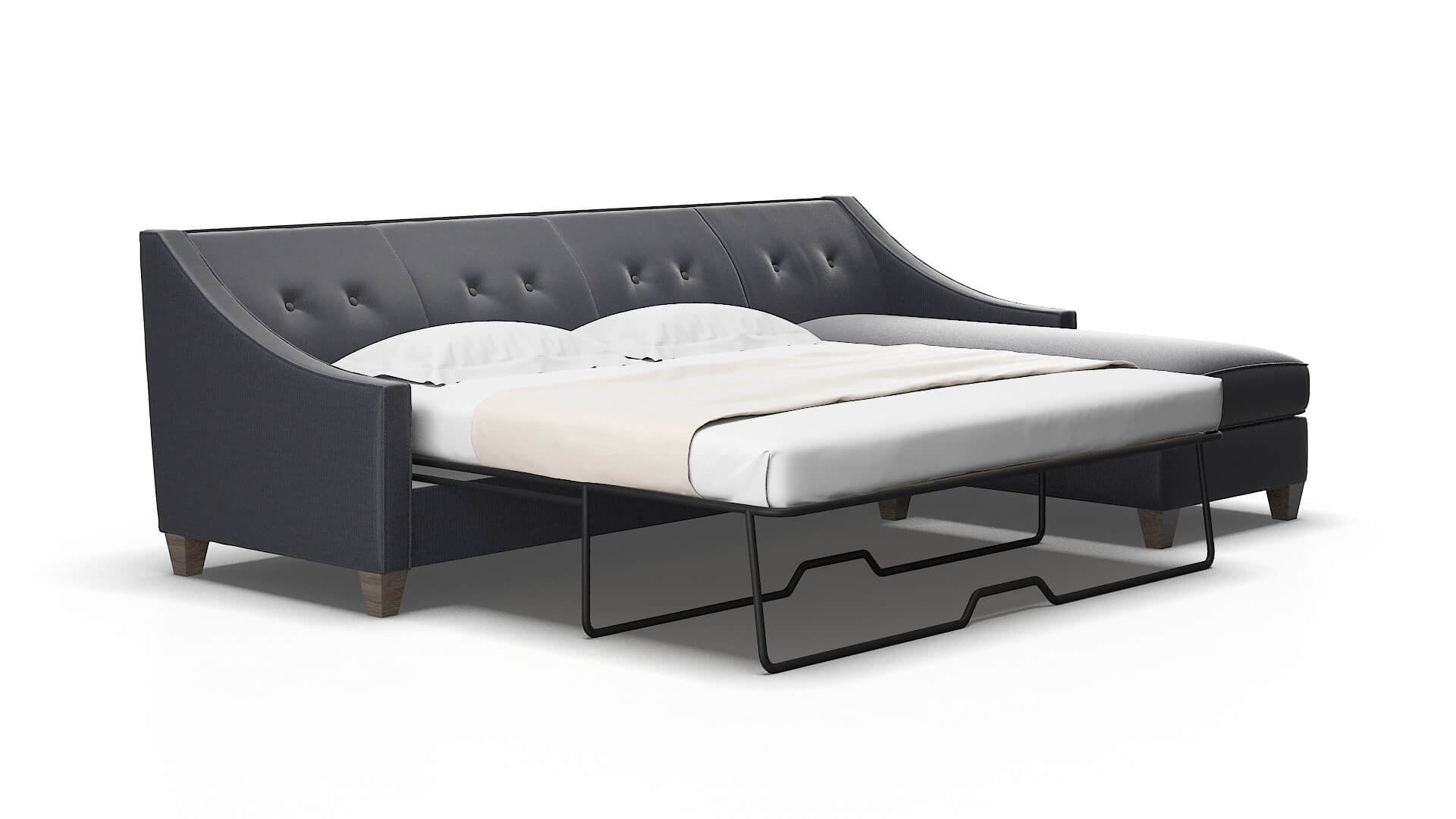 Berlin Parker midnight Panel sleeper Espresso Legs  2